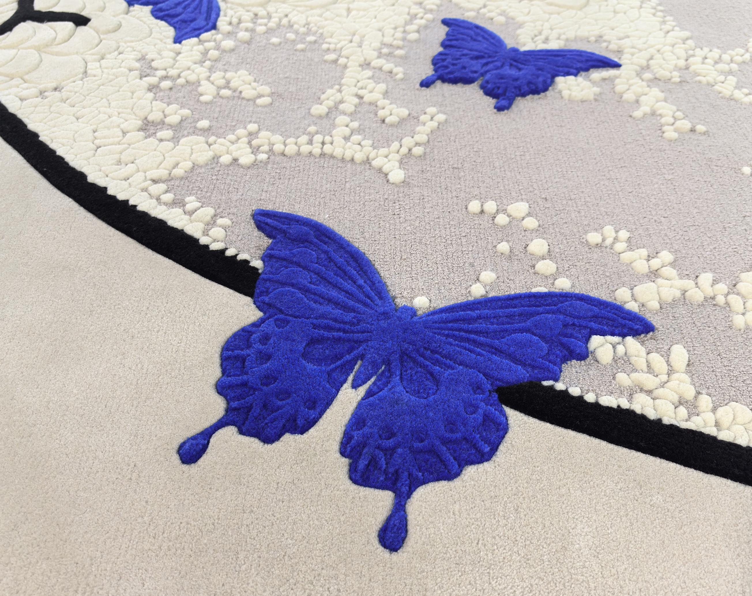 Western European Contemporary Rug New Tufted Wool Luxury Collection En Stock en venta 2