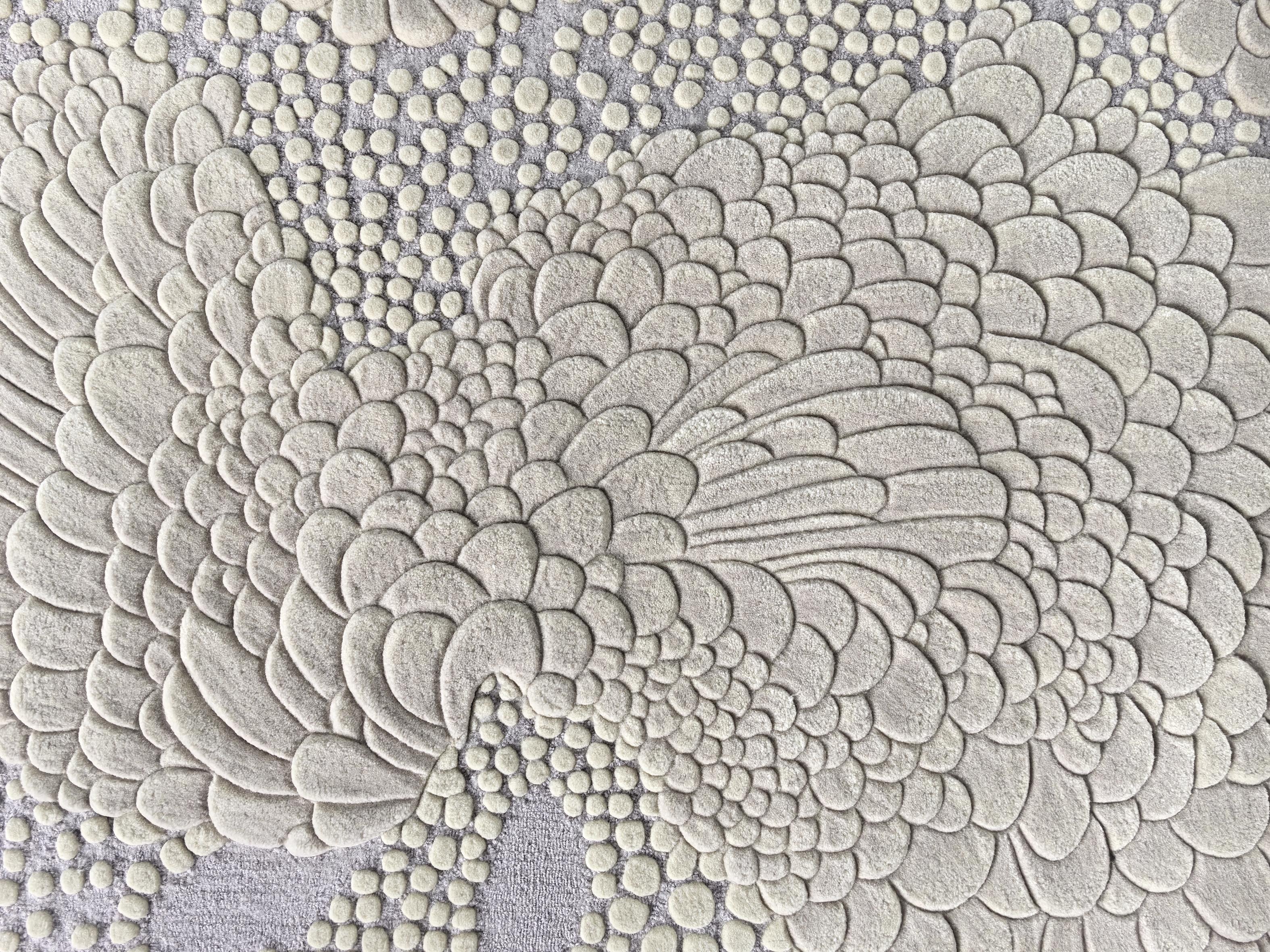 Western European Contemporary Rug New Tufted Wool Luxury Collection En Stock en venta 3