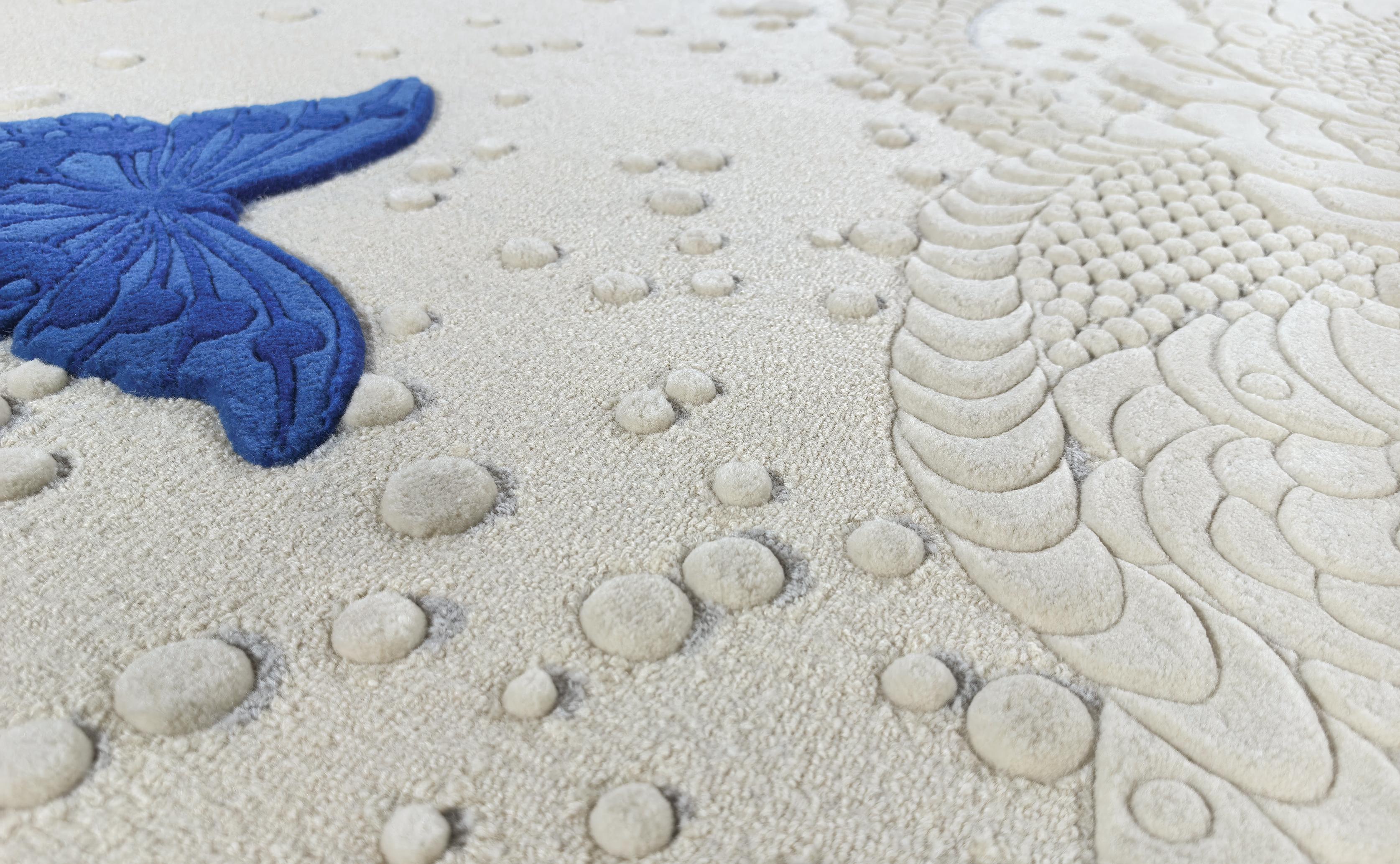 Western European Contemporary Rug New Tufted Wool Luxury Collection En Stock en venta 3
