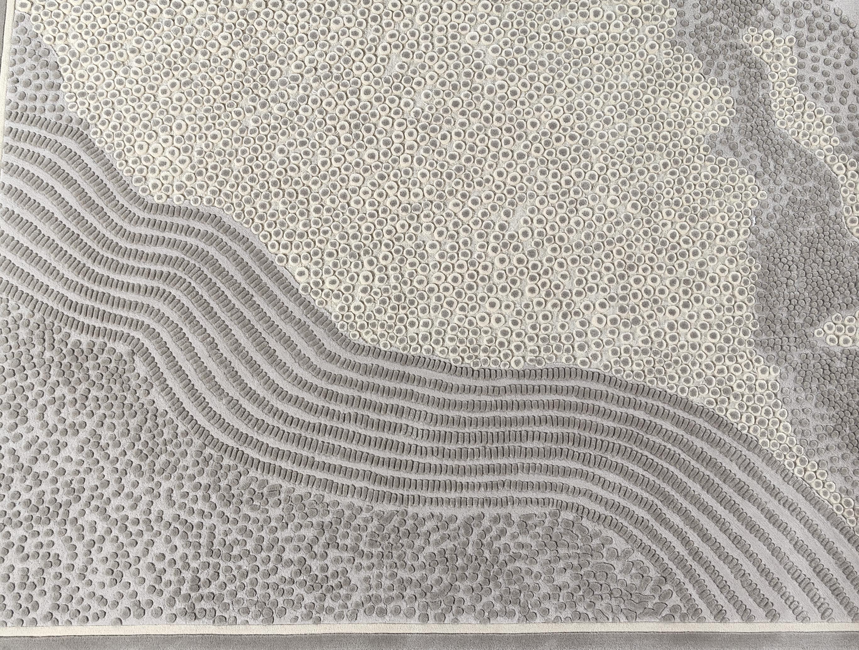 Western European Contemporary Rug New Tufted Wool Luxury Collection In Stock For Sale 6