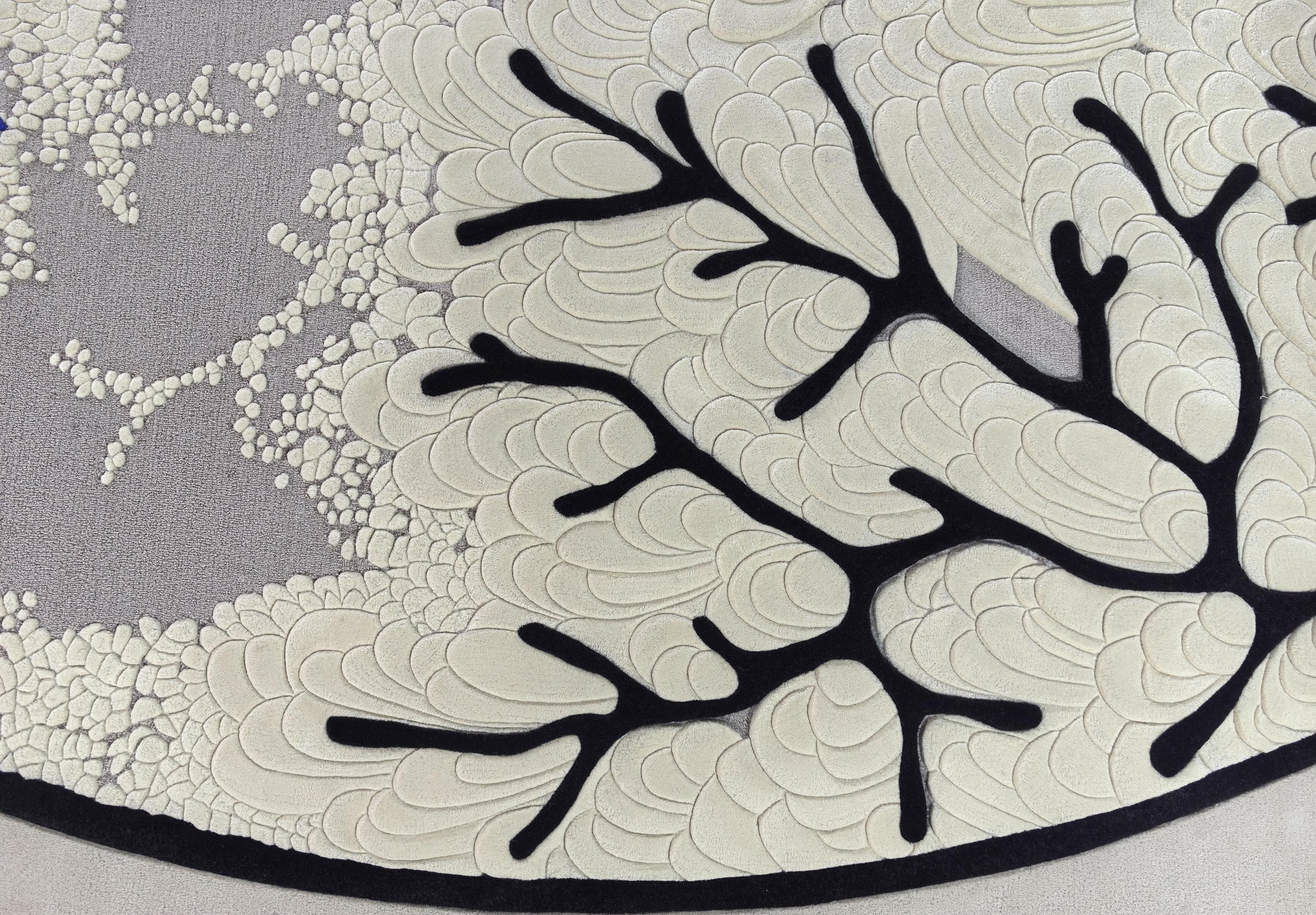 Western European Contemporary Rug New Tufted Wool Luxury Collection En Stock en venta 4