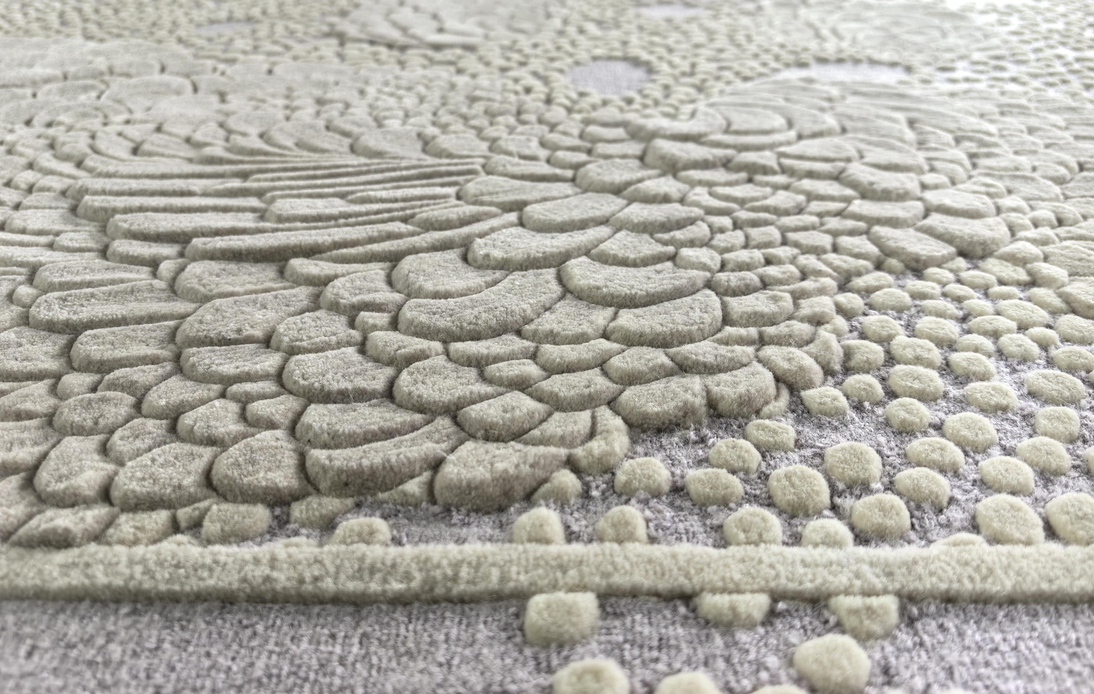 Western European Contemporary Rug New Tufted Wool Luxury Collection En Stock en venta 5