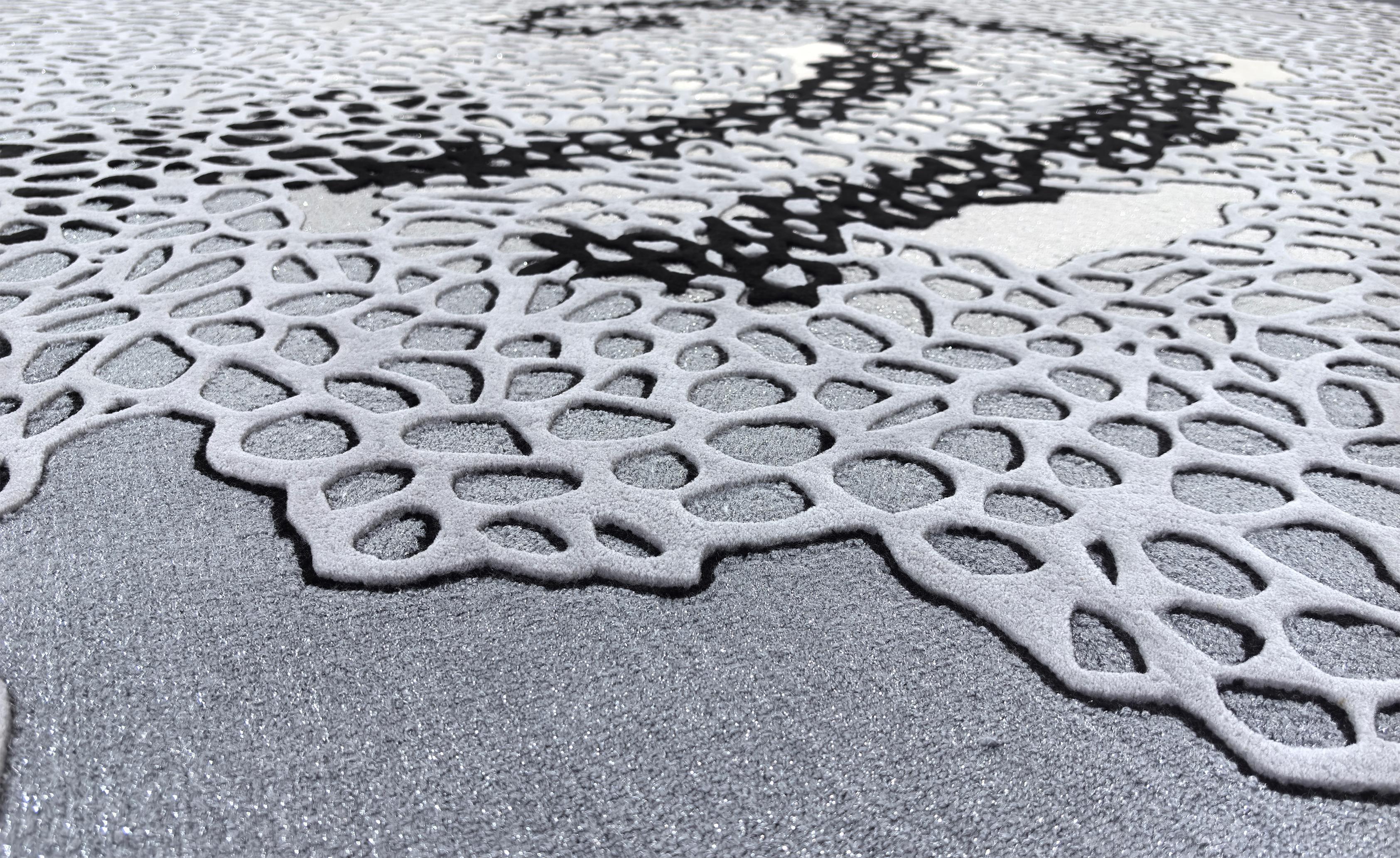 Western European Contemporary Rug New Tufted Wool Luxury Collection En Stock en venta 5
