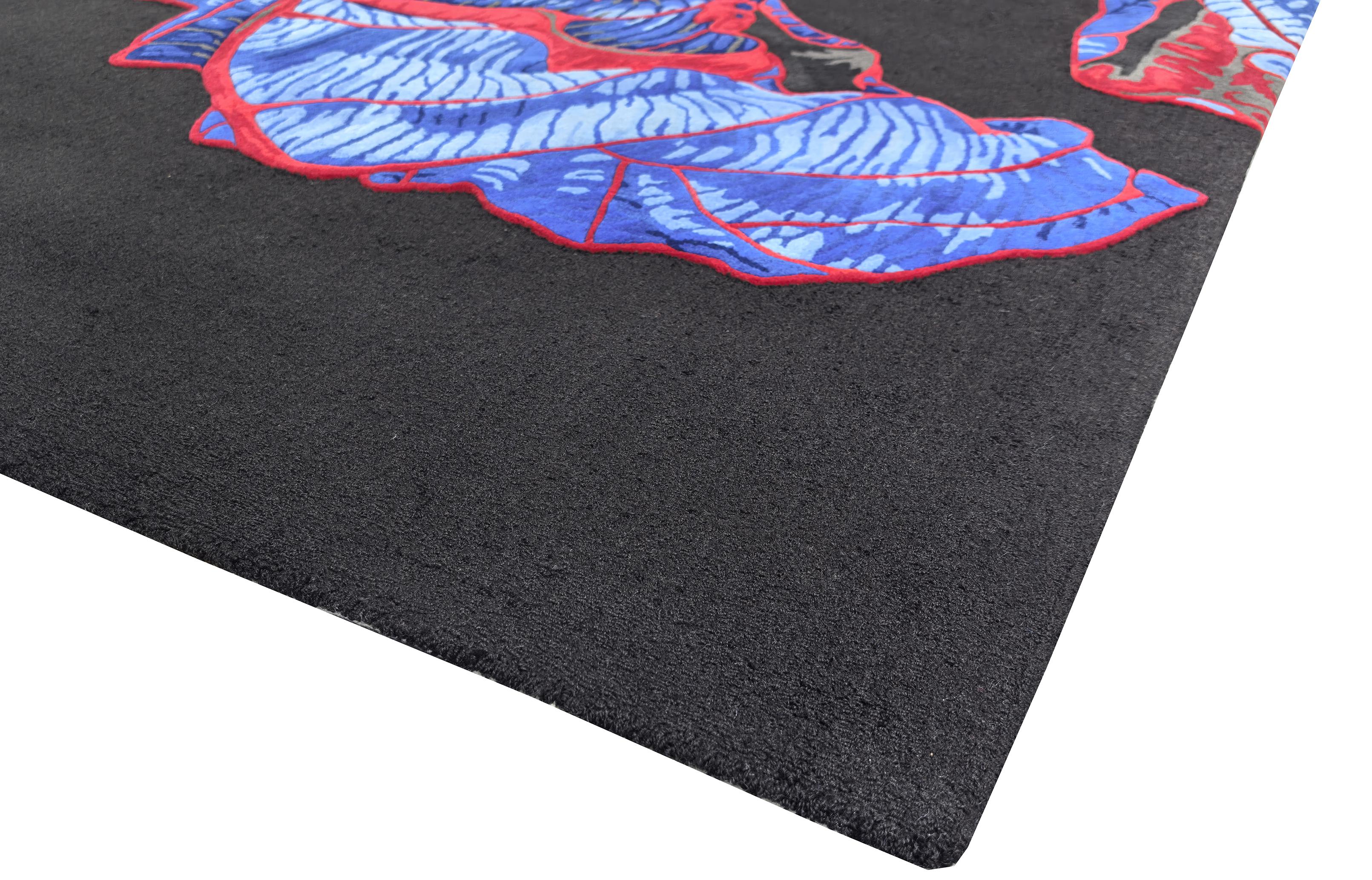 Western European Contemporary Rug New Tufted Wool Luxury Collection En Stock en venta 5