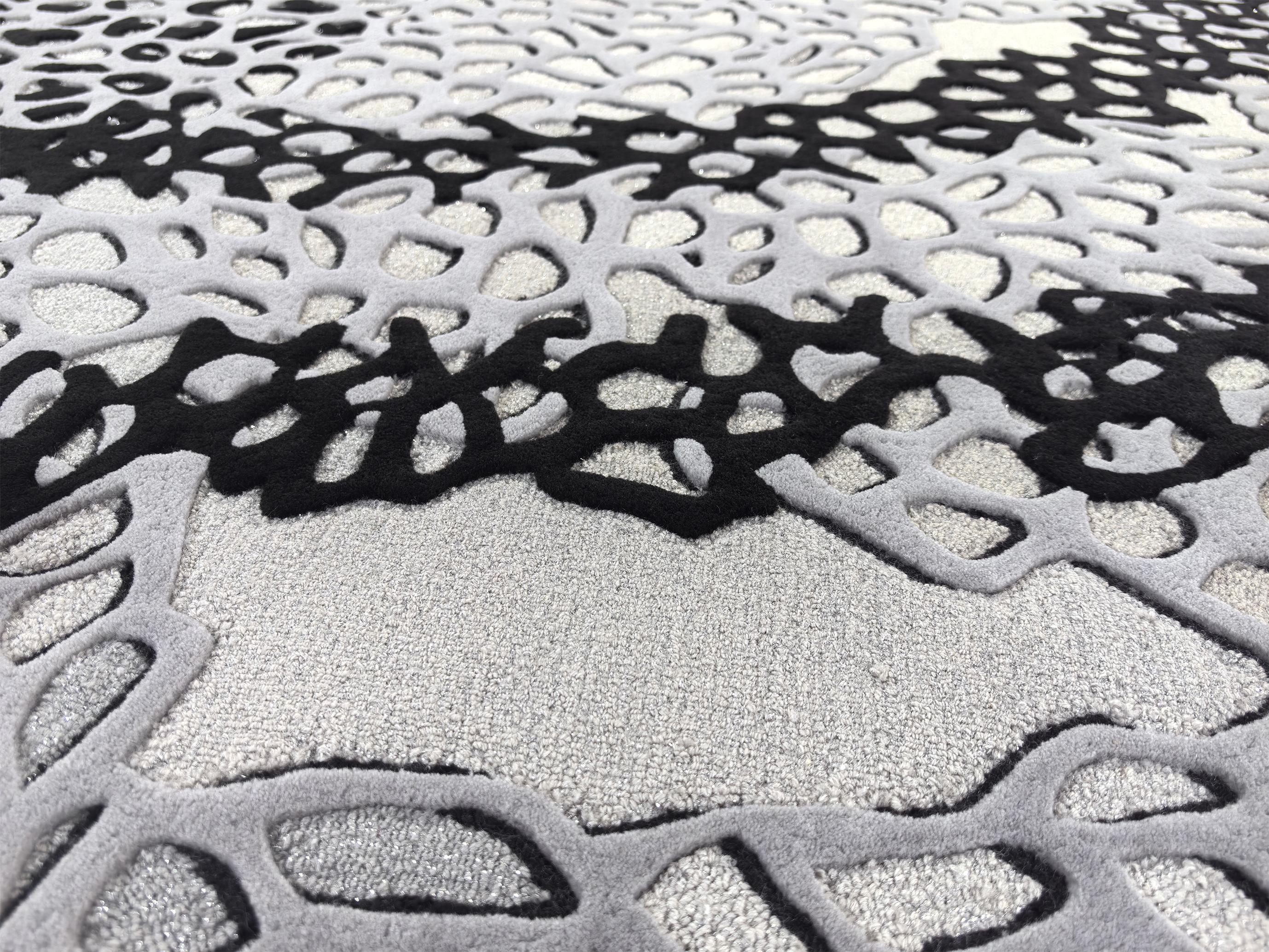 Western European Contemporary Rug New Tufted Wool Luxury Collection En Stock en venta 6
