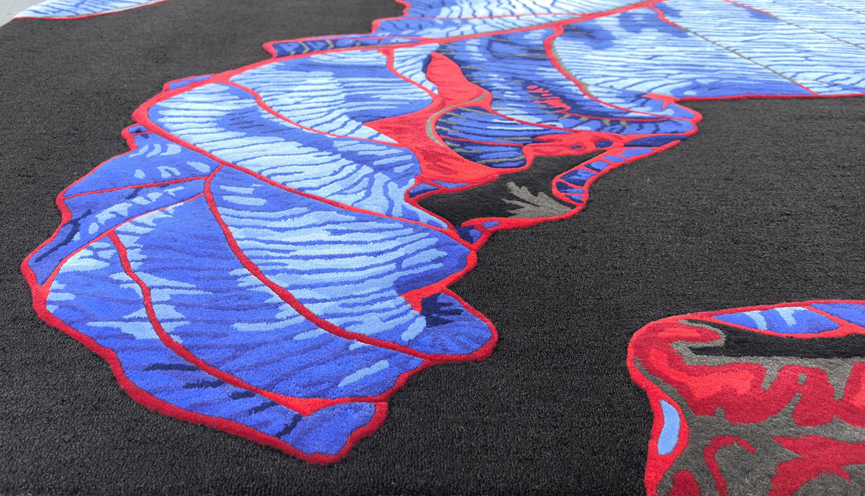 Western European Contemporary Rug New Tufted Wool Luxury Collection En Stock en venta 6