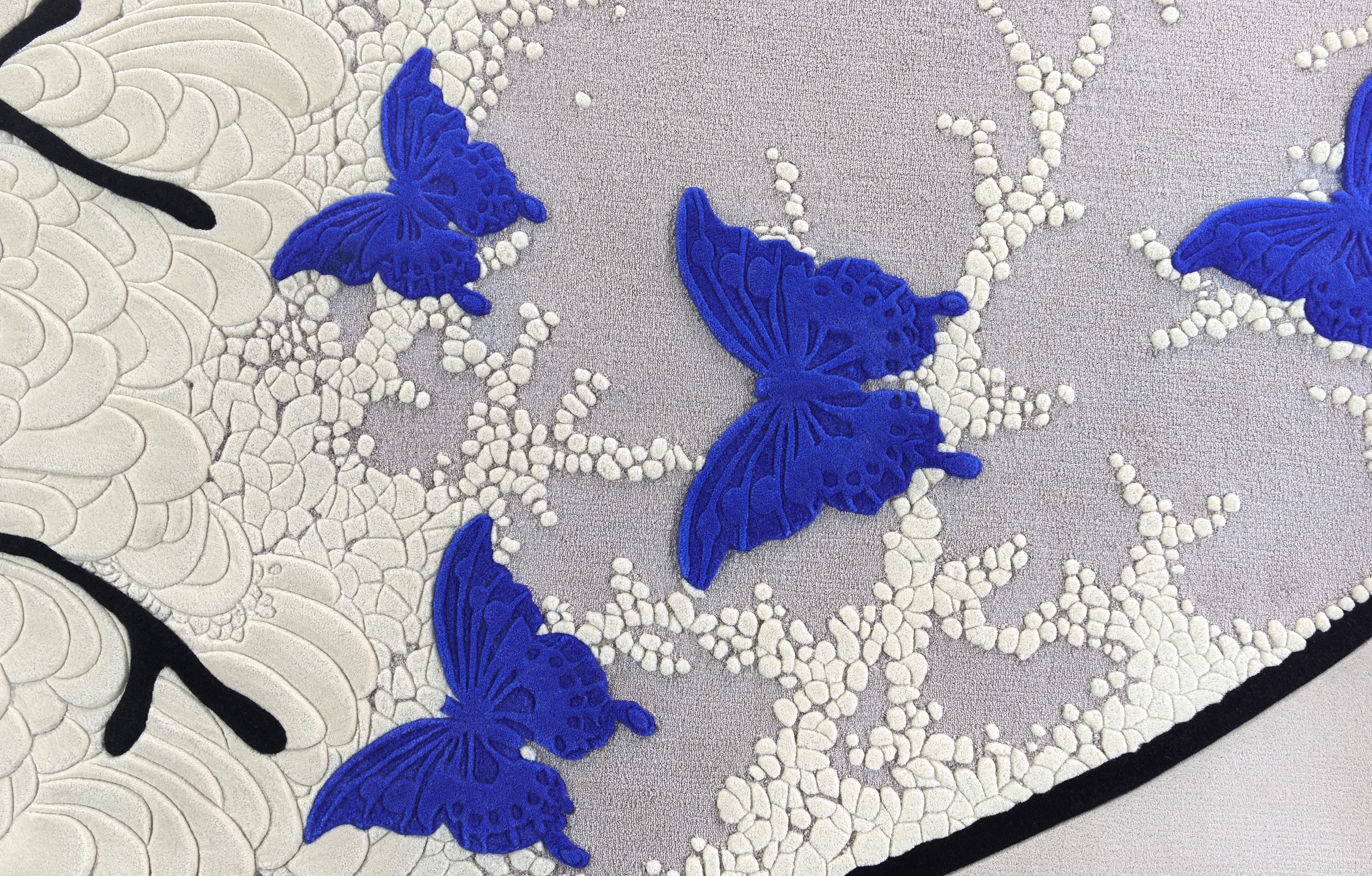 Western European Contemporary Rug New Tufted Wool Luxury Collection En Stock en venta 6