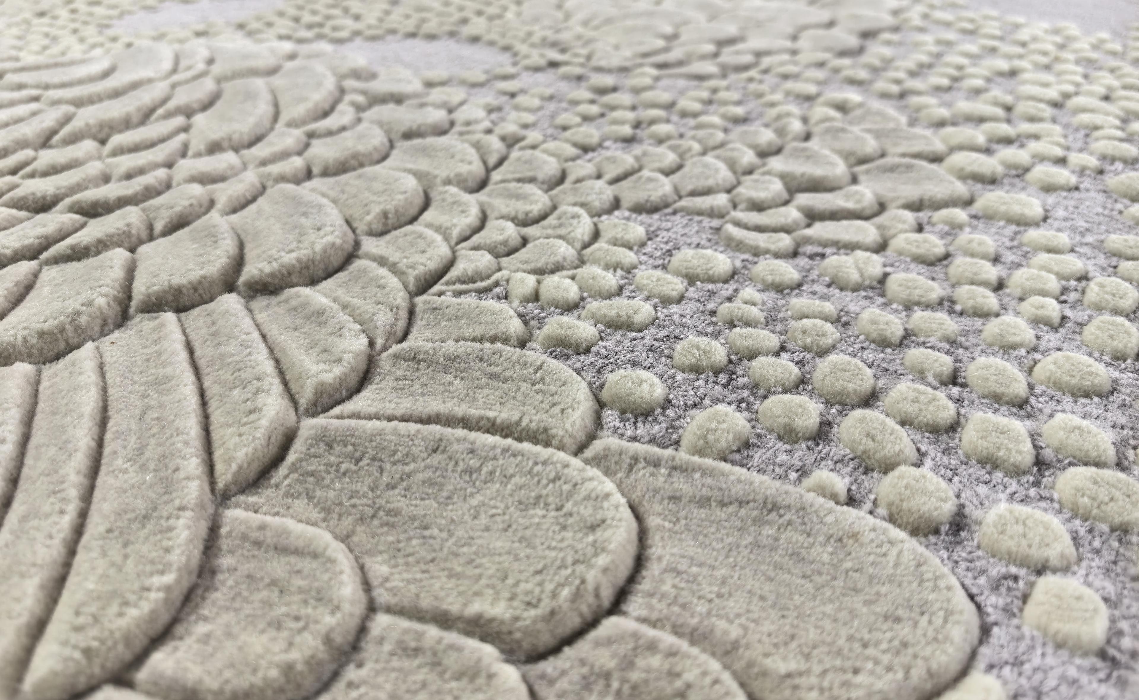 Western European Contemporary Rug New Tufted Wool Luxury Collection En Stock en venta 8