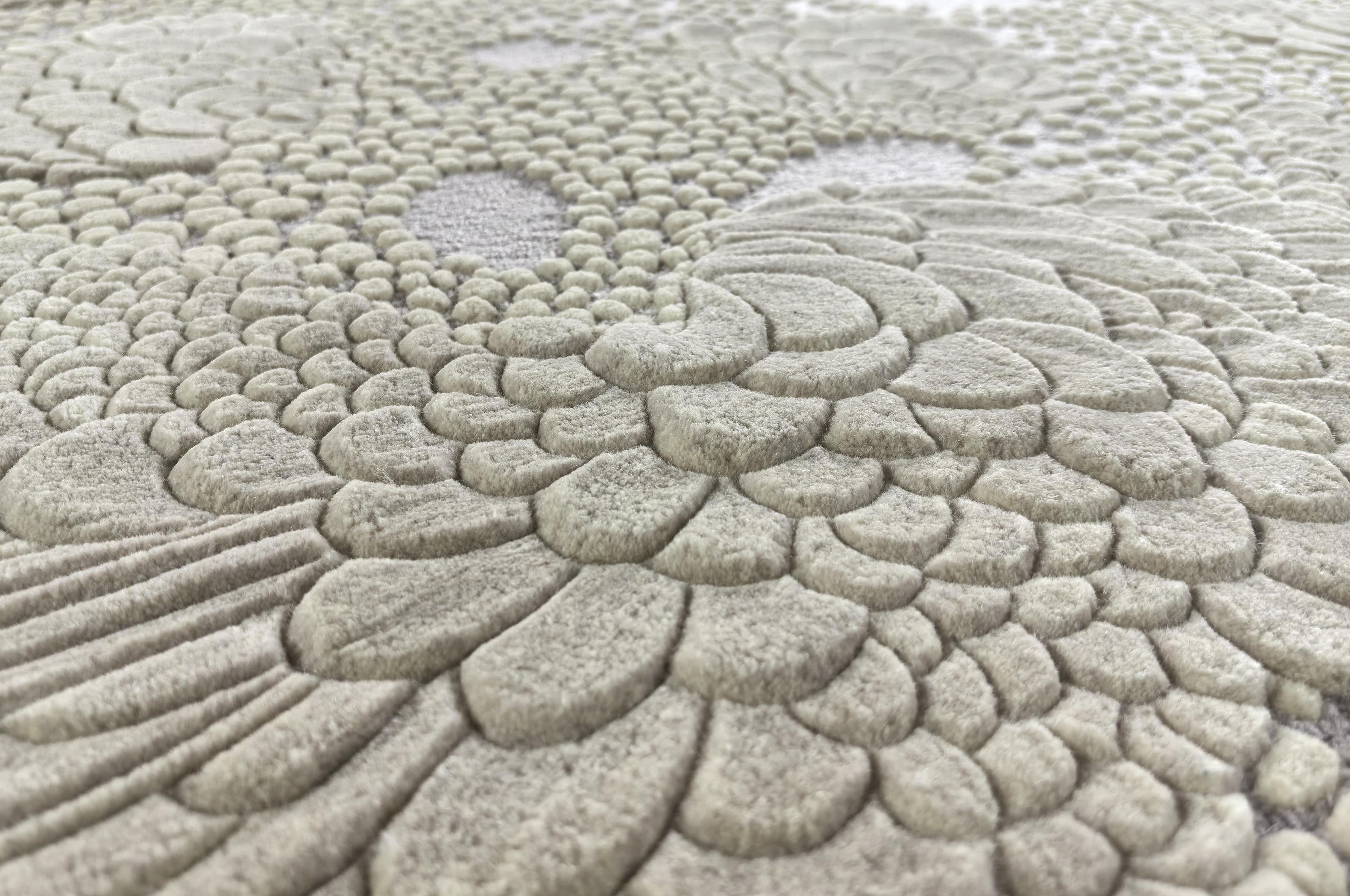 Western European Contemporary Rug New Tufted Wool Luxury Collection En Stock en venta 9