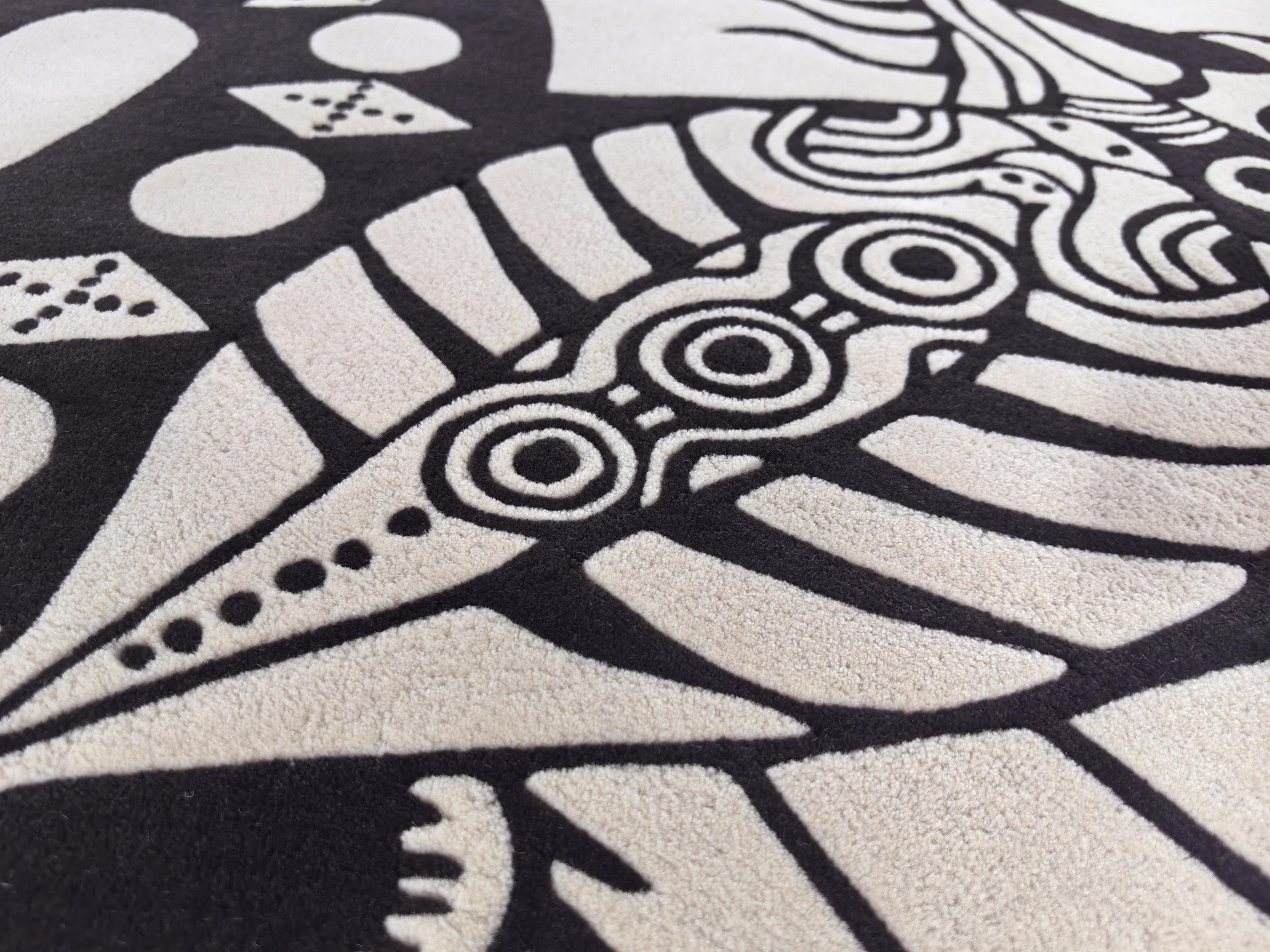 Western European Contemporary Rug New Tufted Wool Luxury Collection En Stock en venta 10