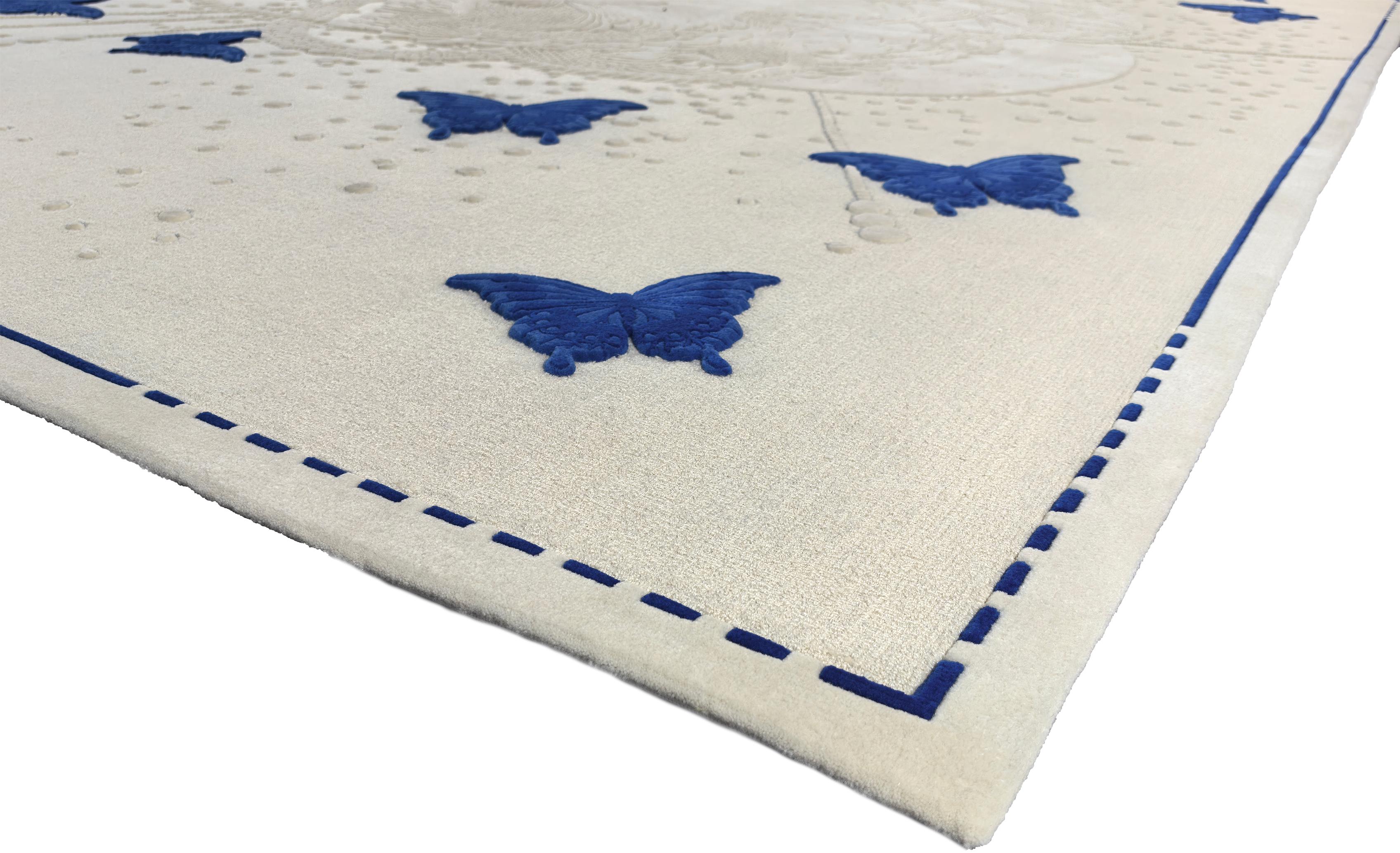 Western European Contemporary Rug New Tufted Wool Luxury Collection En Stock en venta 10