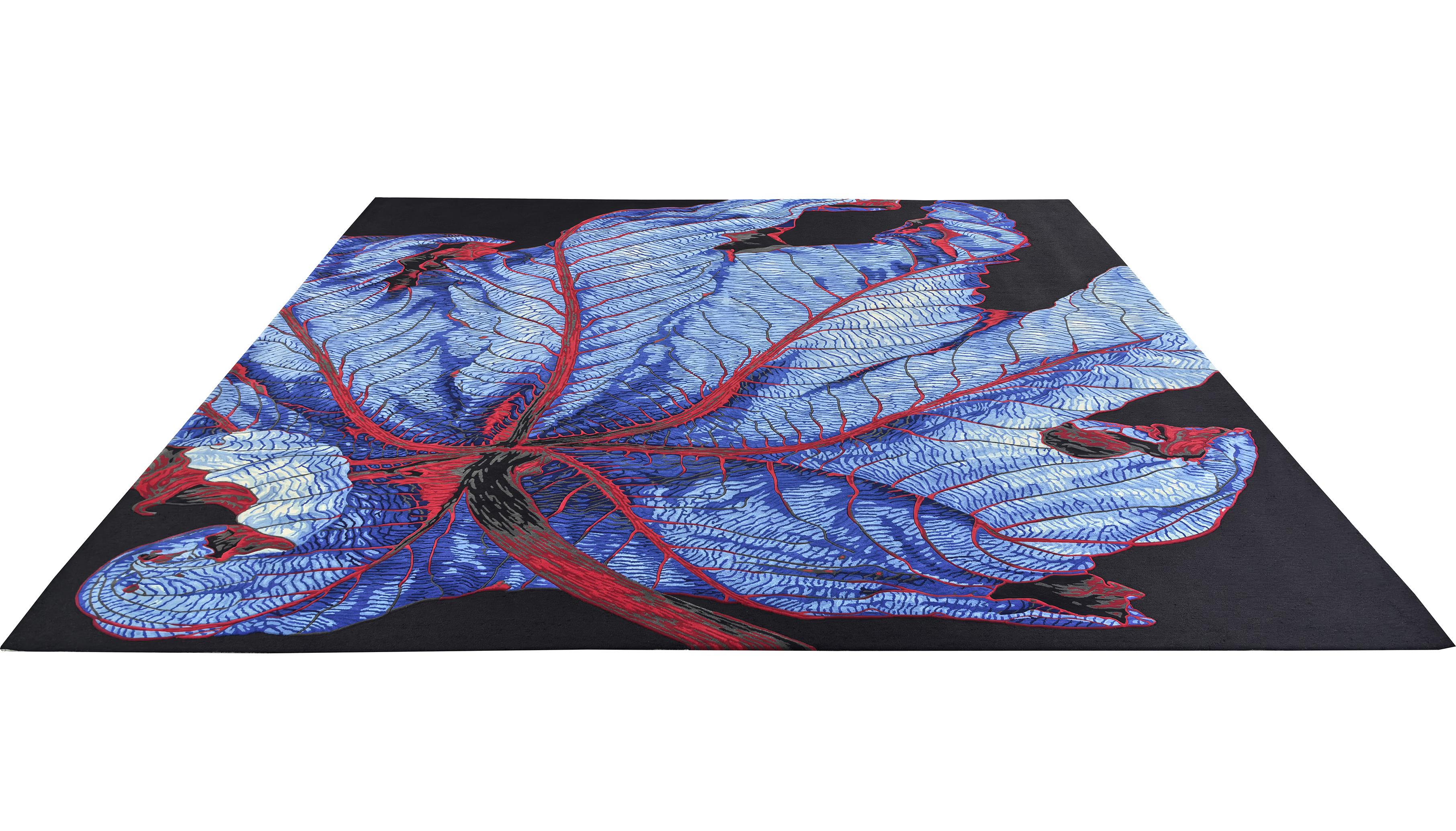 Western European Contemporary Rug New Tufted Wool Luxury Collection En Stock Tallado a mano en venta