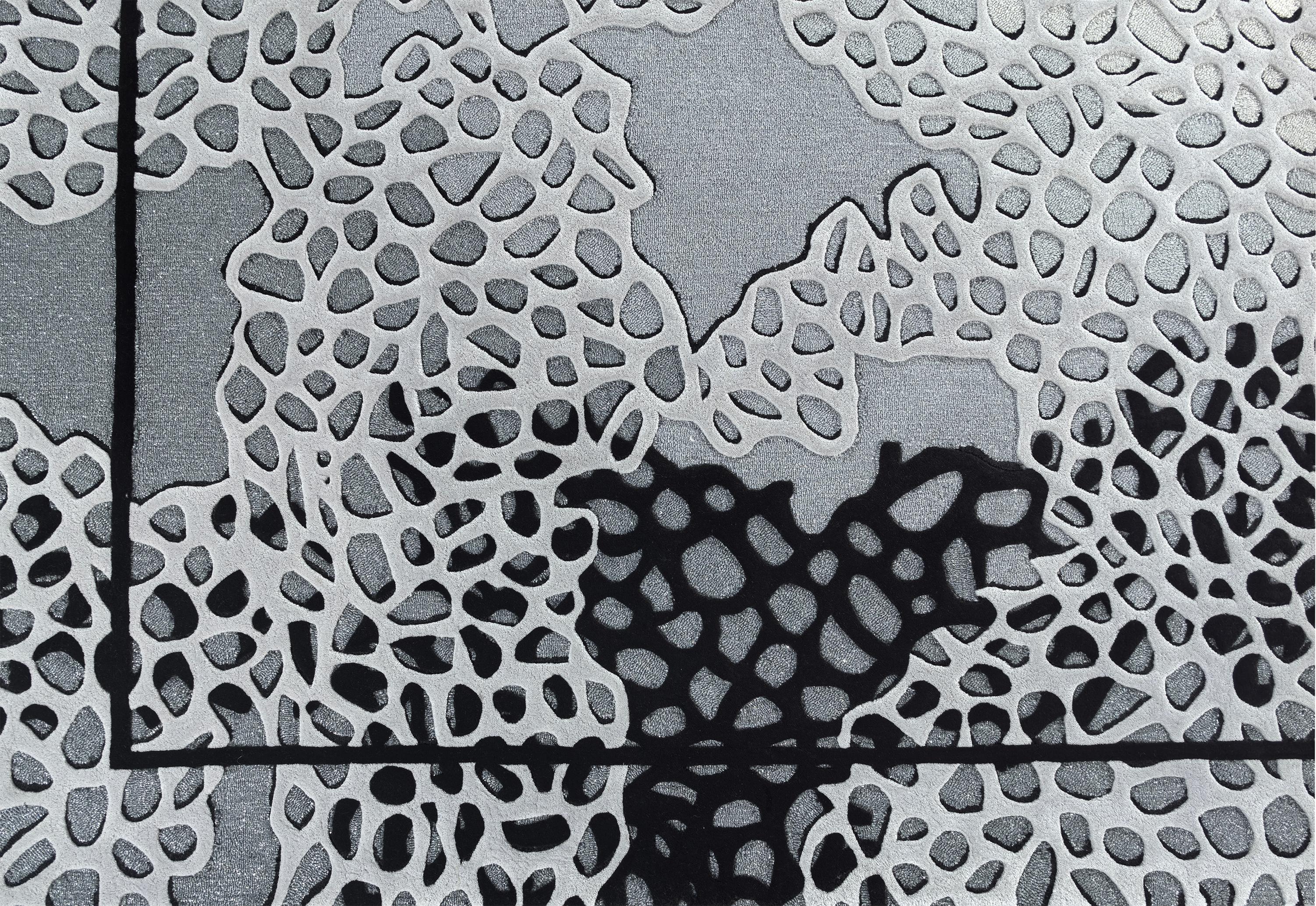 Western European Contemporary Rug New Tufted Wool Luxury Collection En Stock Siglo XXI y contemporáneo en venta