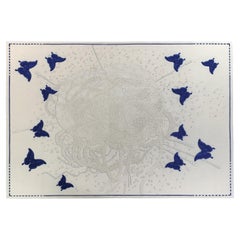 Western European Contemporary Rug New Tufted Wool Luxury Collection En Stock