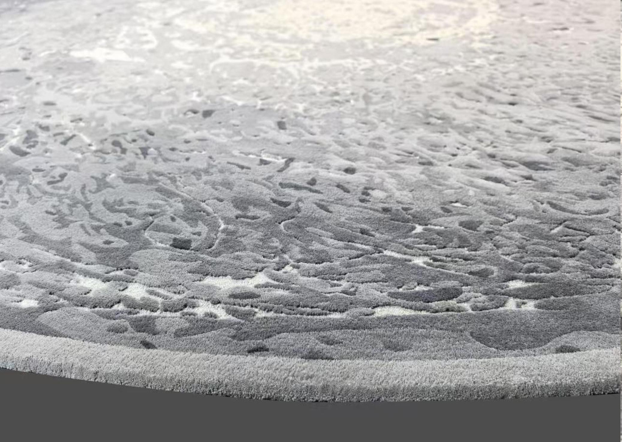 Modern Western European Hand Tufted Luxury Contemporary Wool Rug In Stock For Sale