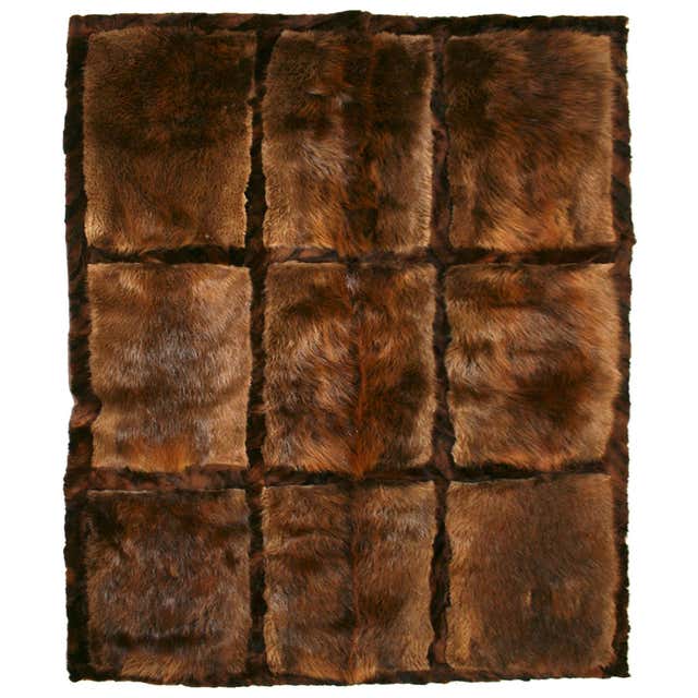 Rare Hermes Fur Throw Blanket at 1stDibs | hermes rugs