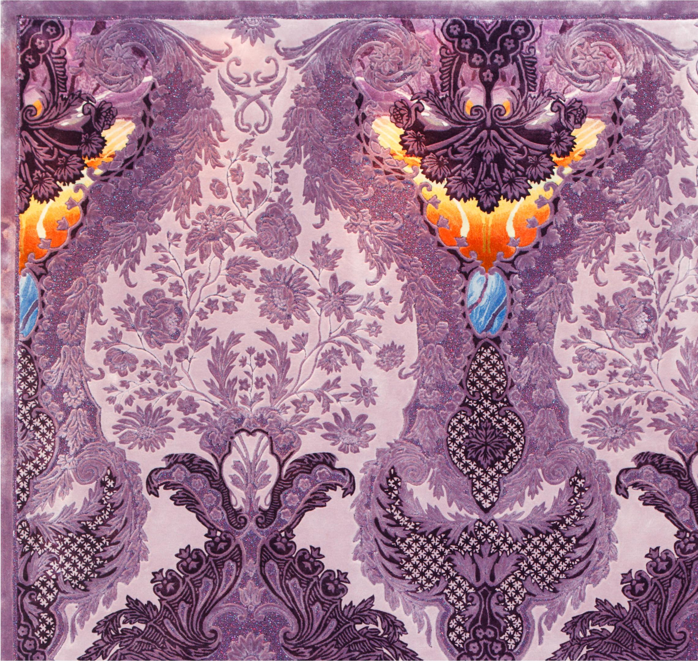 Silk Western European Tufted Rug from 