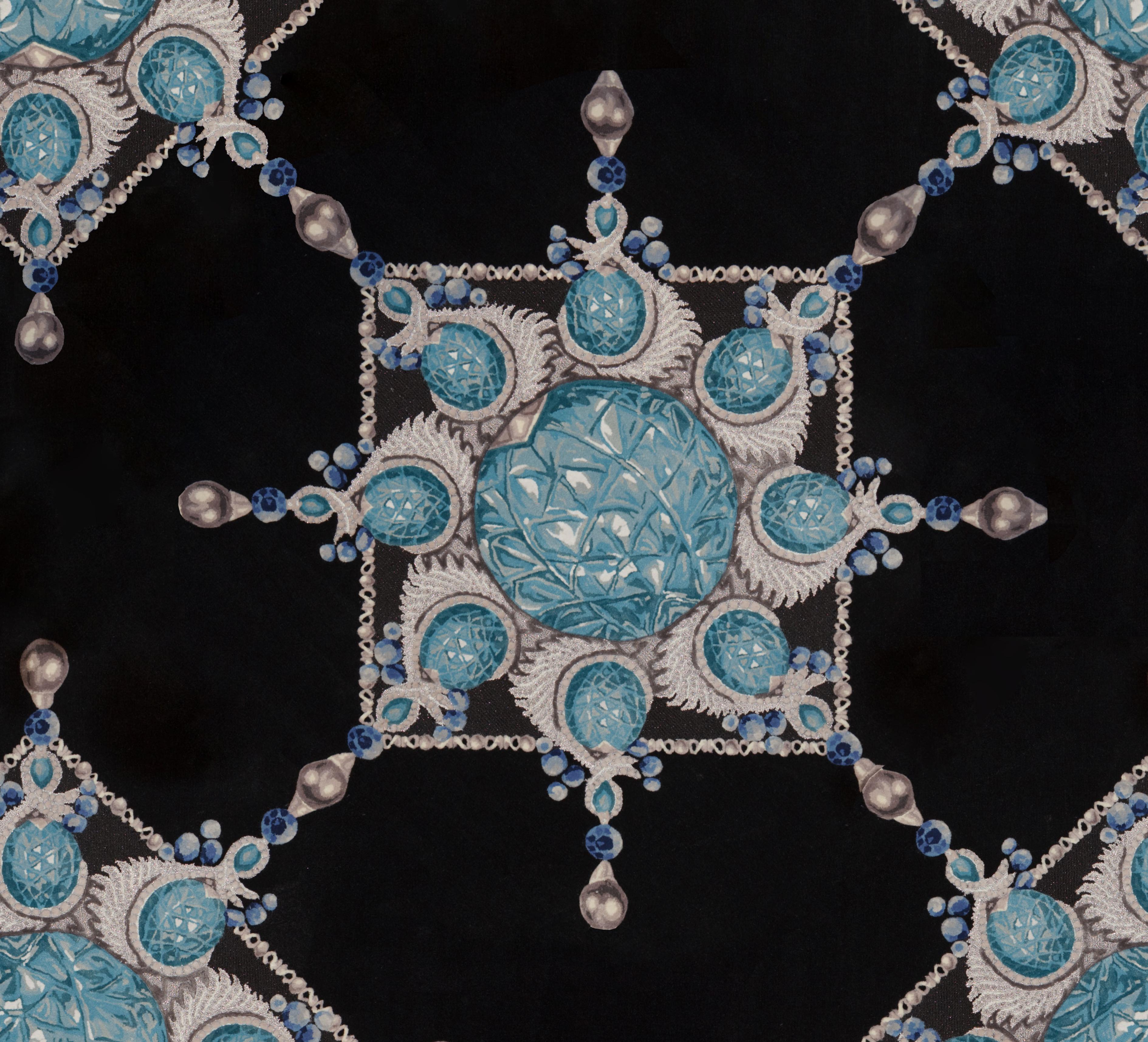 Western European Wool and Silk Rug  