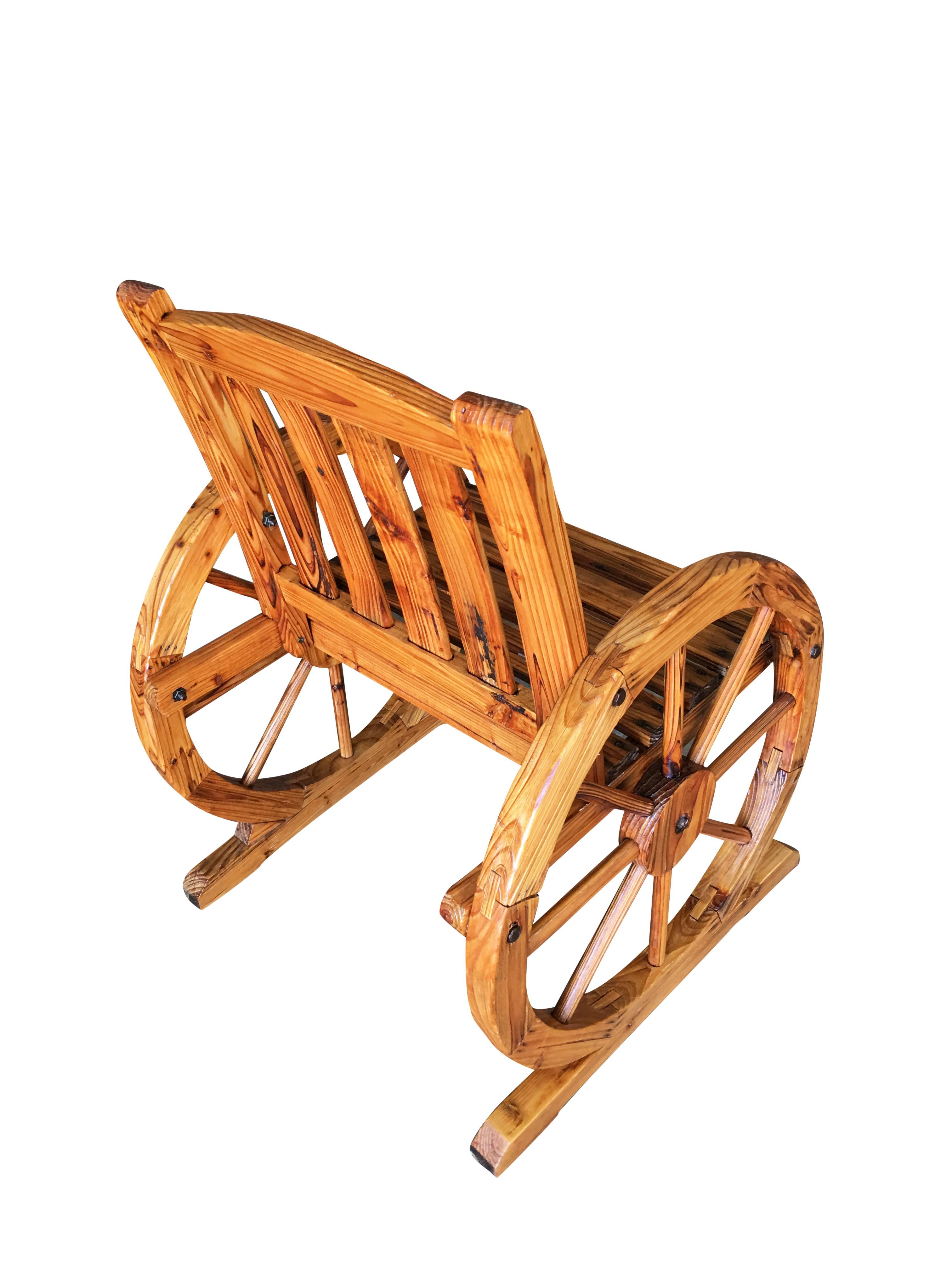 wagon wheel chairs for sale