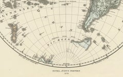 Hemisphere occidentale - 1876 par Adolf Stieler, publié par Justus Perthes