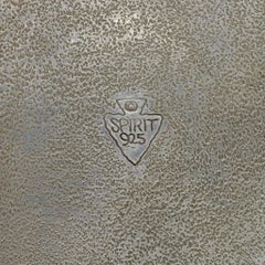 Western Turquoise and Silver Buckle by Spirit Silver