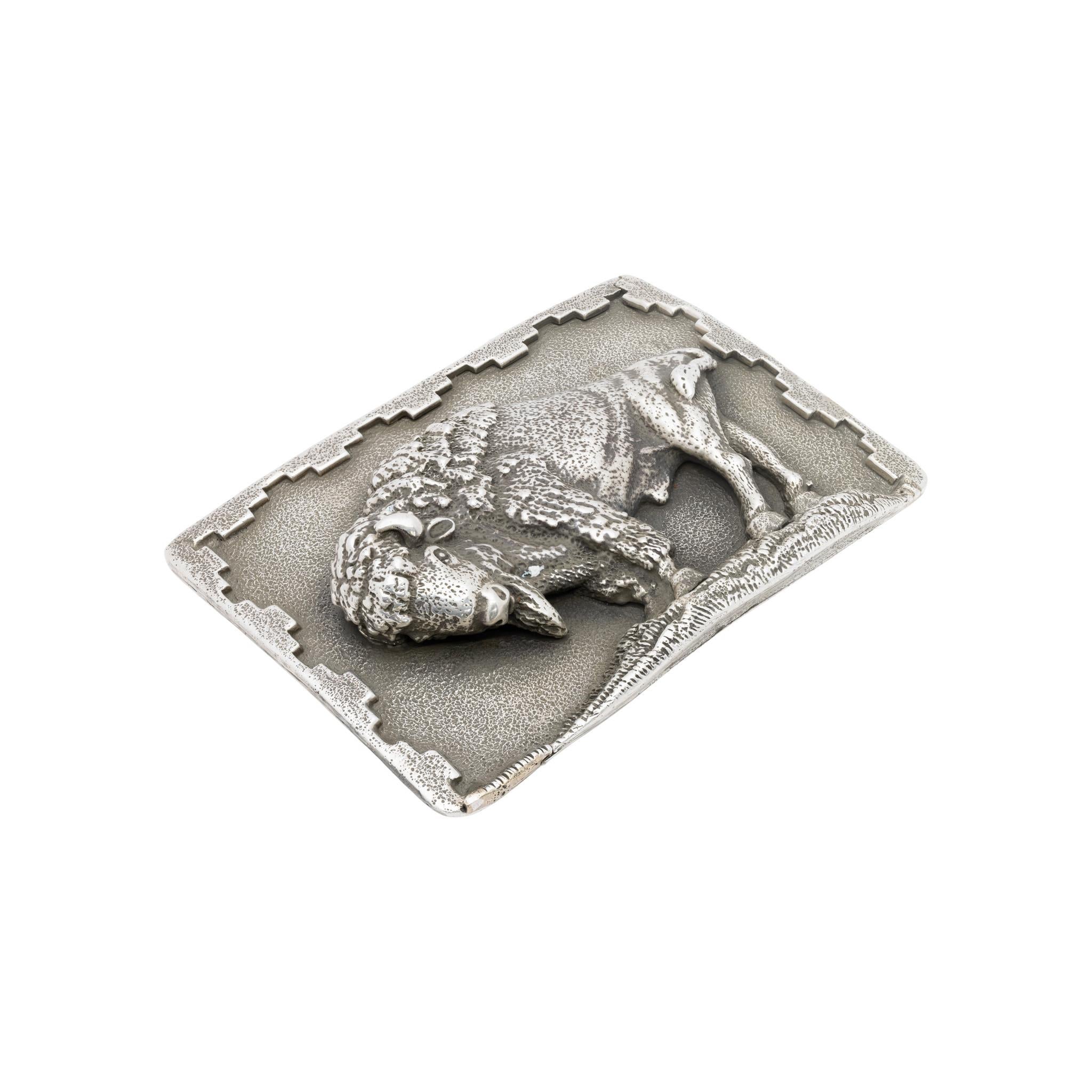 Boucle Western Silver par Spirit Silver Unisexe en vente