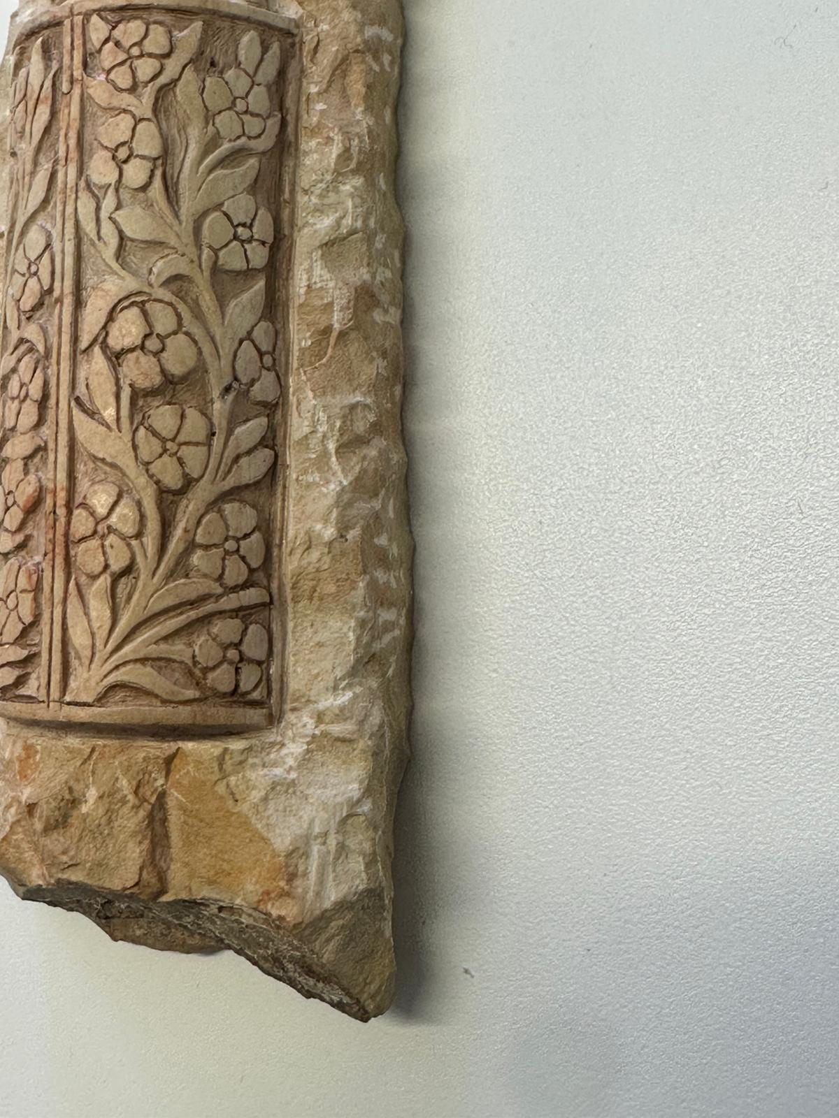 Western Wall Heritage Mezuzah – Hand-Carved Stone by Gideon Bustani For Sale 11