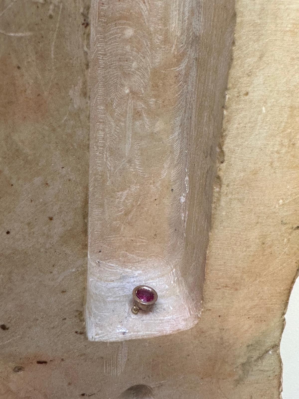 Western Wall Heritage Mezuzah – Hand-Carved Stone Depicting Prayer at the Kotel For Sale 14