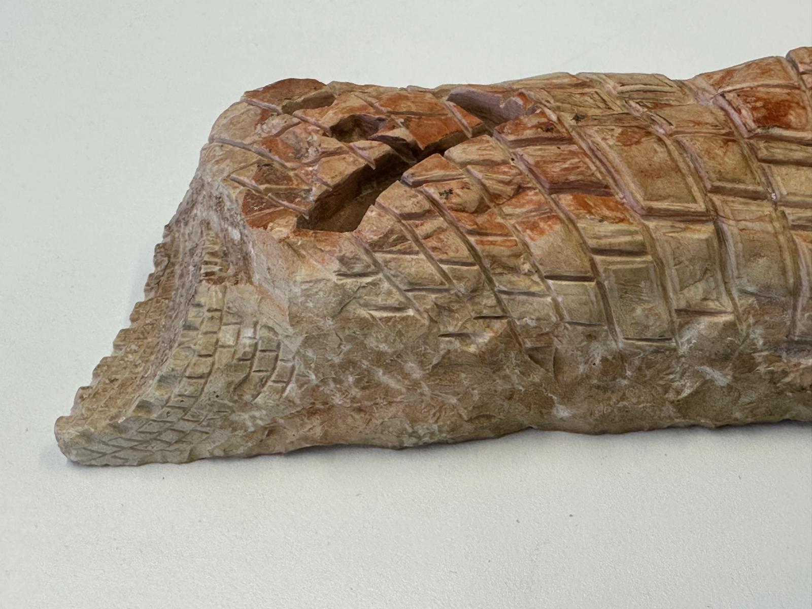 Western Wall Heritage Mezuzah – Hand-Carved Stone Depicting Prayer at the Kotel For Sale 2