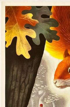 WESTERN WINCHESTER Original Vintage Squirrel Hunting Rifle Shotgun Poster