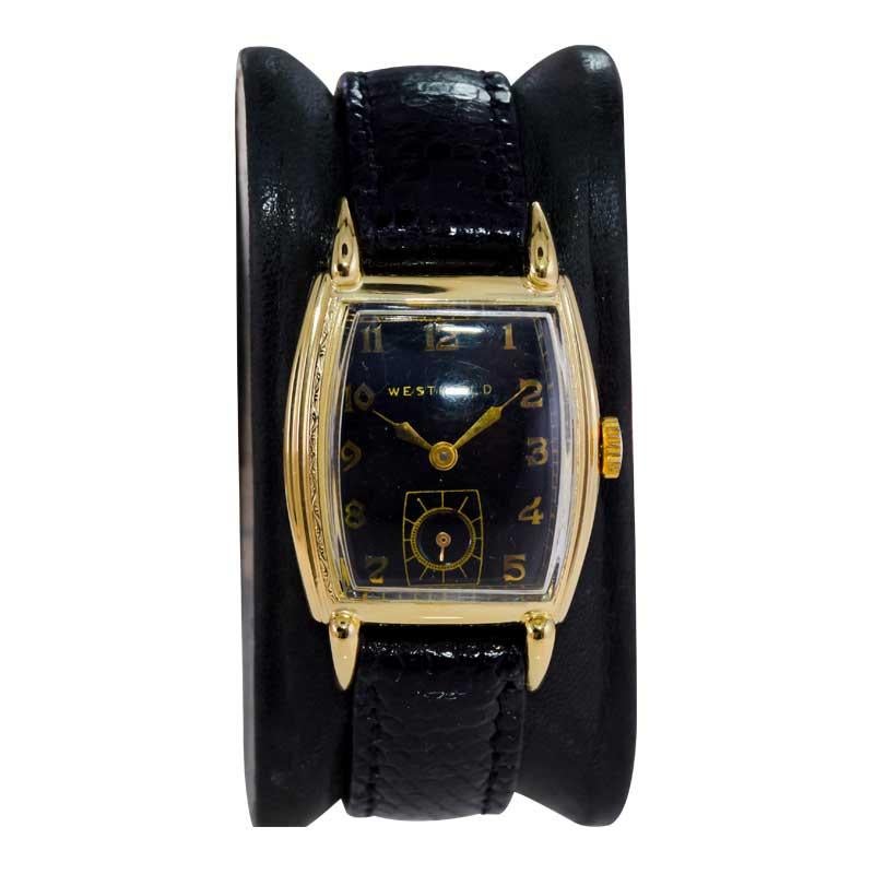 bulova gold watch black face