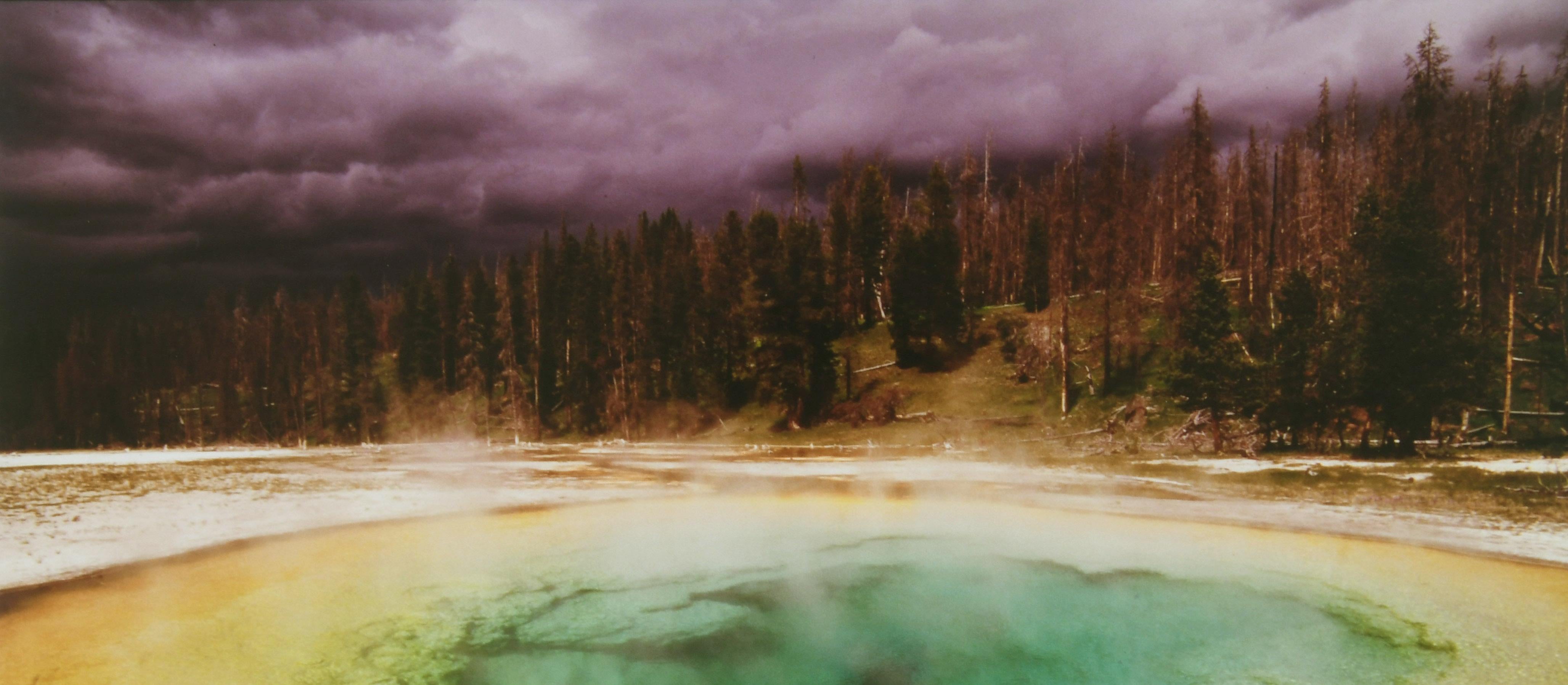 Morning Glory Pool, Yellowstone - Contemporary Photograph by Westgate, Colin