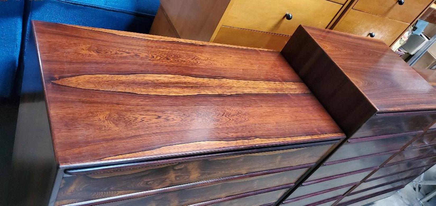 Westnofa 3 Piece Rosewood Dresser Set, 1960s For Sale 6