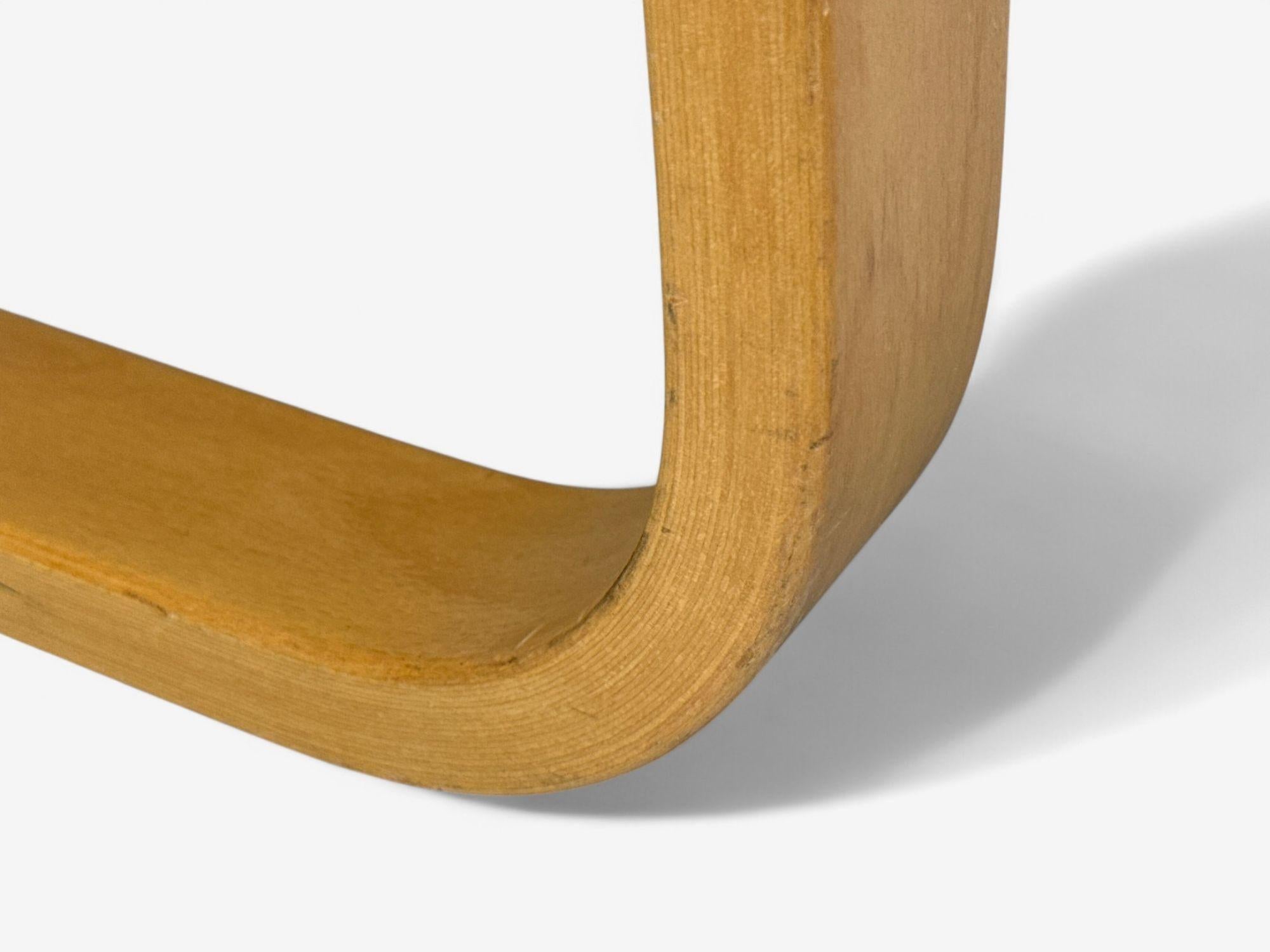 Westnofa, bois courbé, tissu, chaise longue et ottoman, Norvège, années 1960 en vente 4