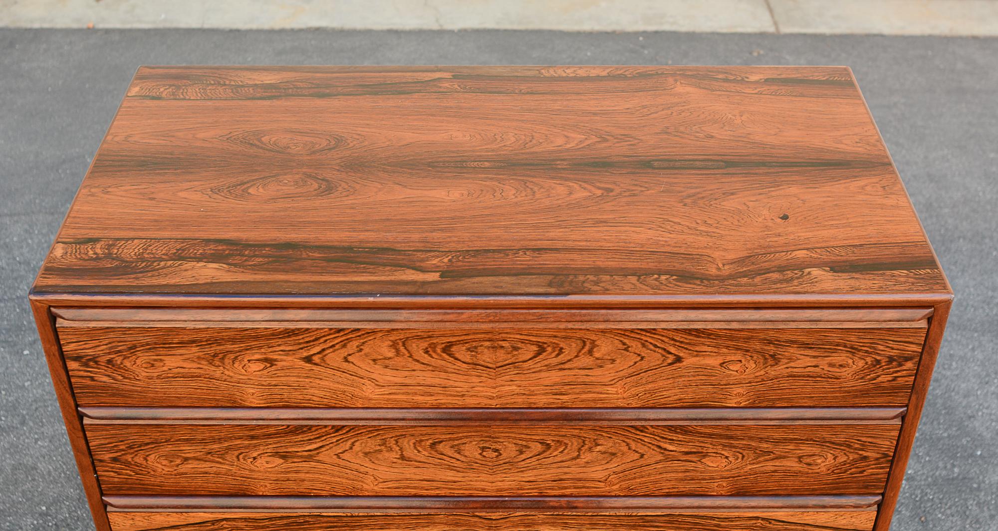 Westnofa Brazilian Rosewood Four Drawer Chest 1