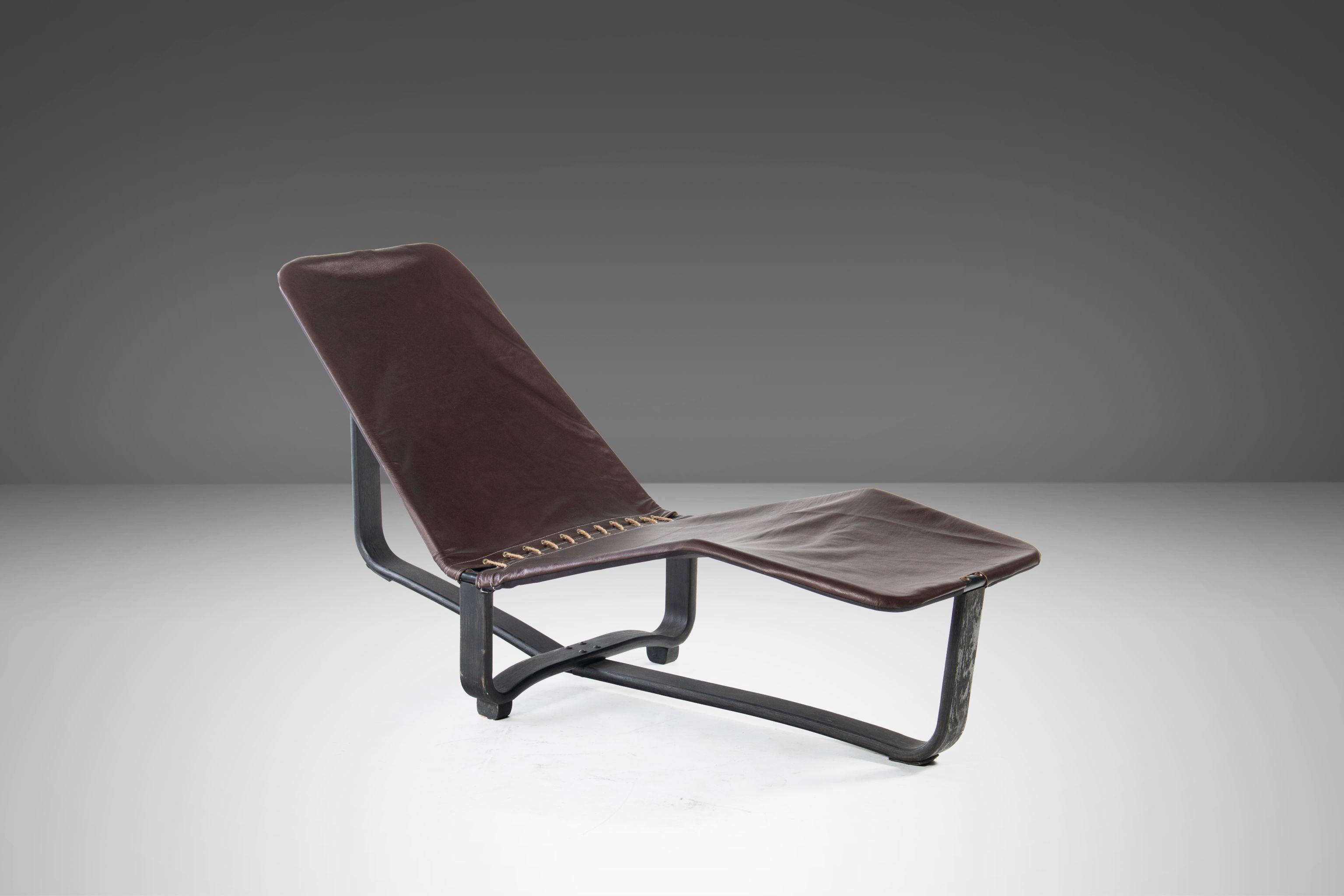 Mid-Century Modern Westnofa Chaise Lounge Chair by Ingmar & Knut Relling for Vestlandske, c. 1970's For Sale