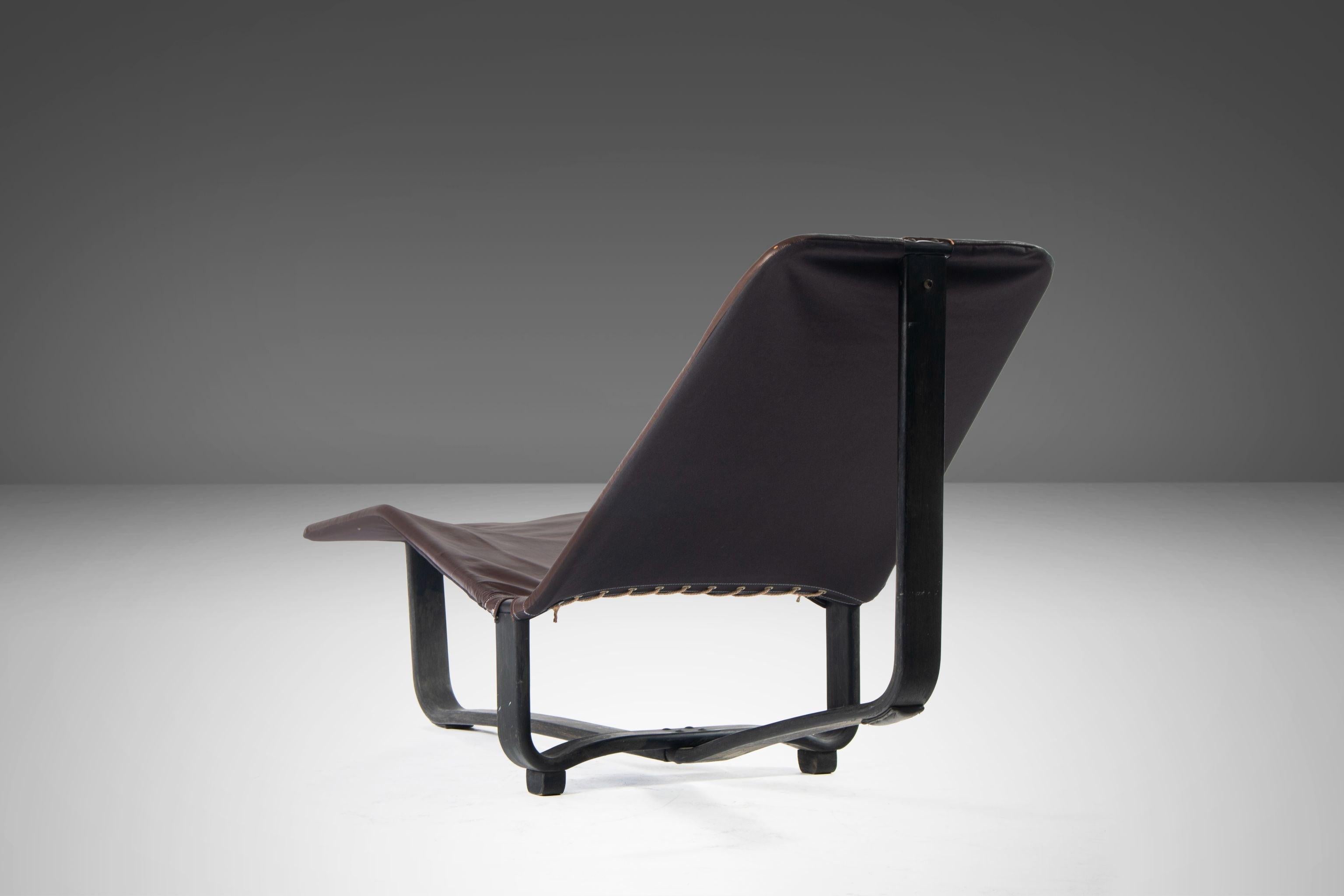 Norwegian Westnofa Chaise Lounge Chair by Ingmar & Knut Relling for Vestlandske, c. 1970's For Sale
