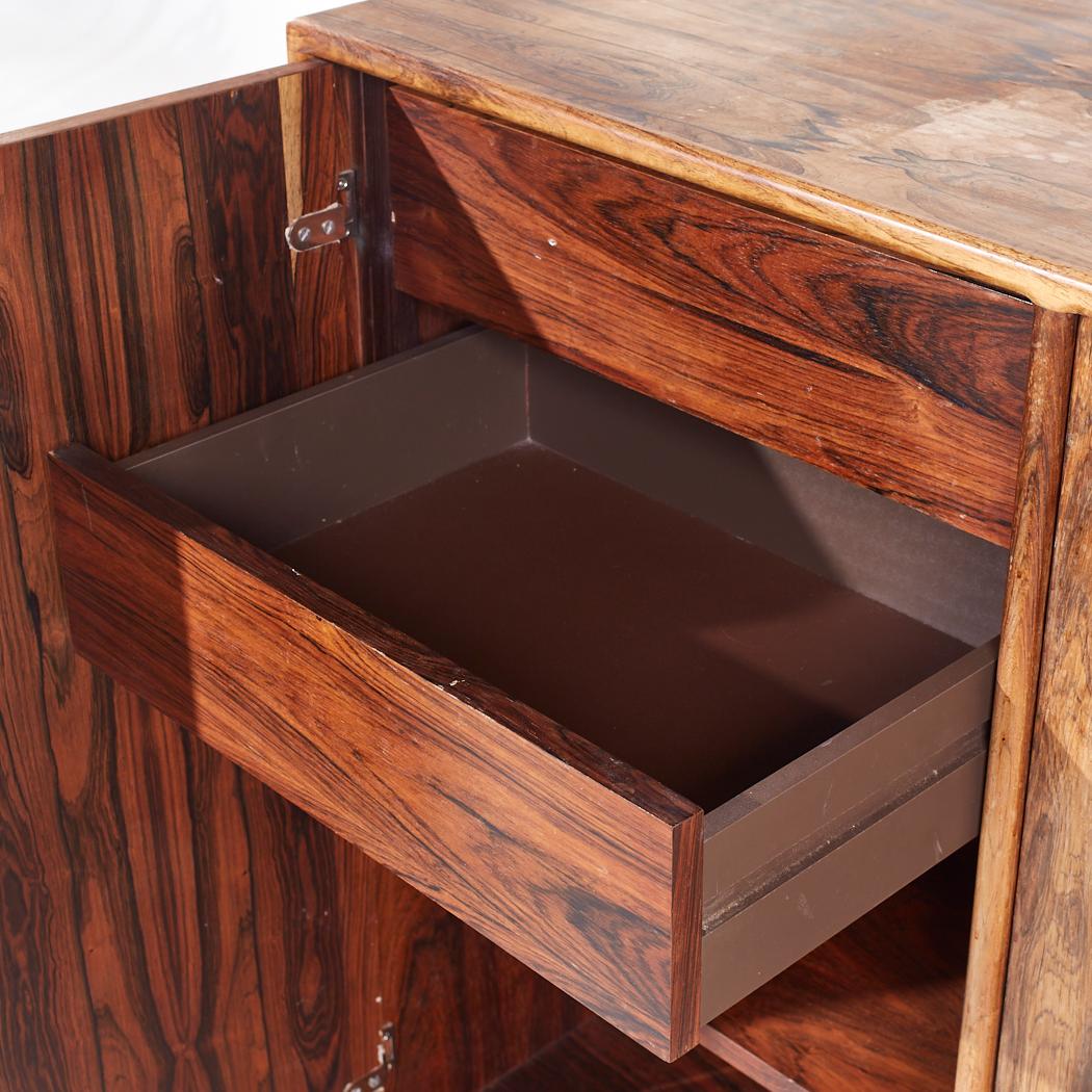 Westnofa Mid Century Danish Rosewood Armoire For Sale 4