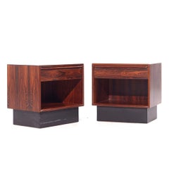 Westnofa Mid Century Danish Rosewood Nightstands