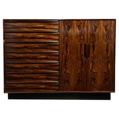 Westnofa Mid Century Modern Danish Rosewood Gentleman's Chest or Dresser
