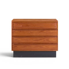 Westnofa Mid Century Norwegian Teak 4 Drawer Dresser