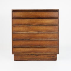 Westnofa Mid Century Rosewood 6-Drawer Highboy Dresser