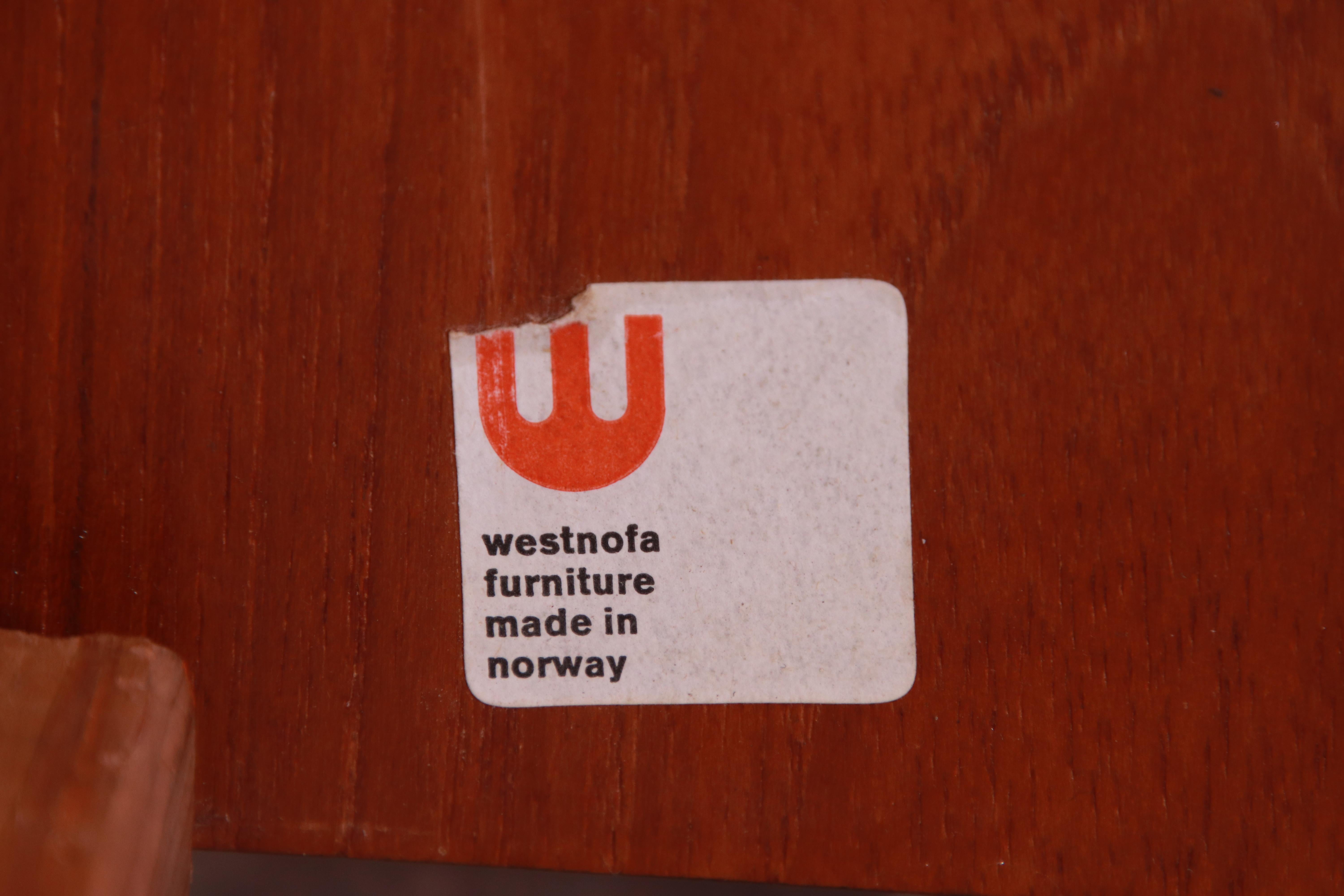 Westnofa Midcentury Scandinavian Modern Teak Twin Bed Frames, Pair 5