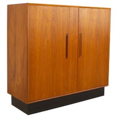 Retro Westnofa Mid Century Teak Gentleman's Chest Armoire