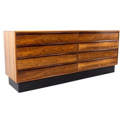 Westnofa Mid Century Rosewood 8-Drawer Lowboy Dresser