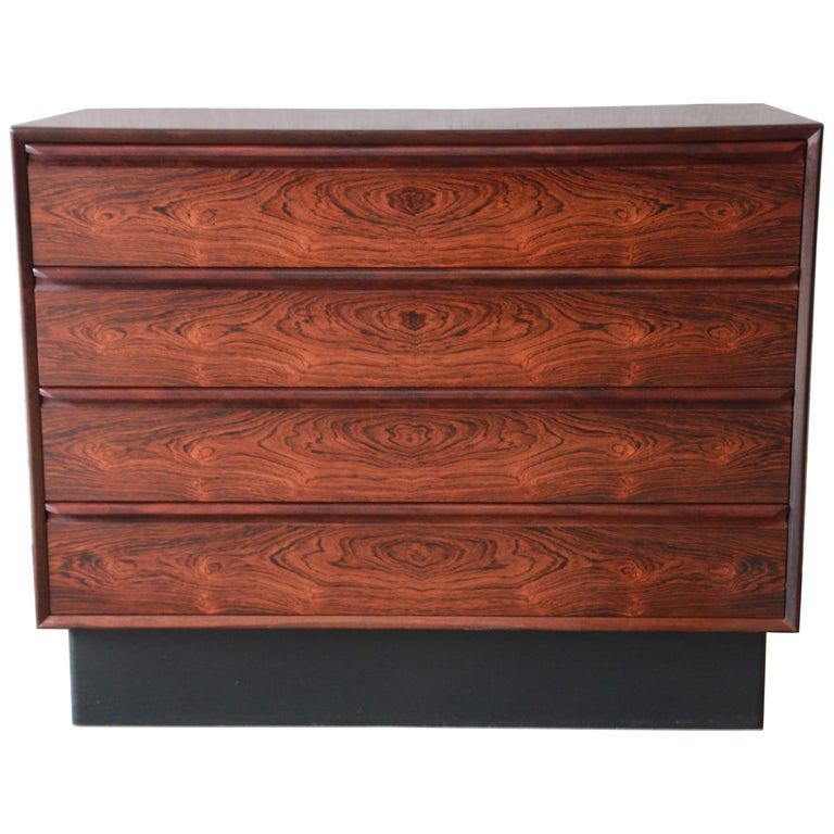 Westnofa Norwegian Rosewood Bachelor Chest at 1stDibs