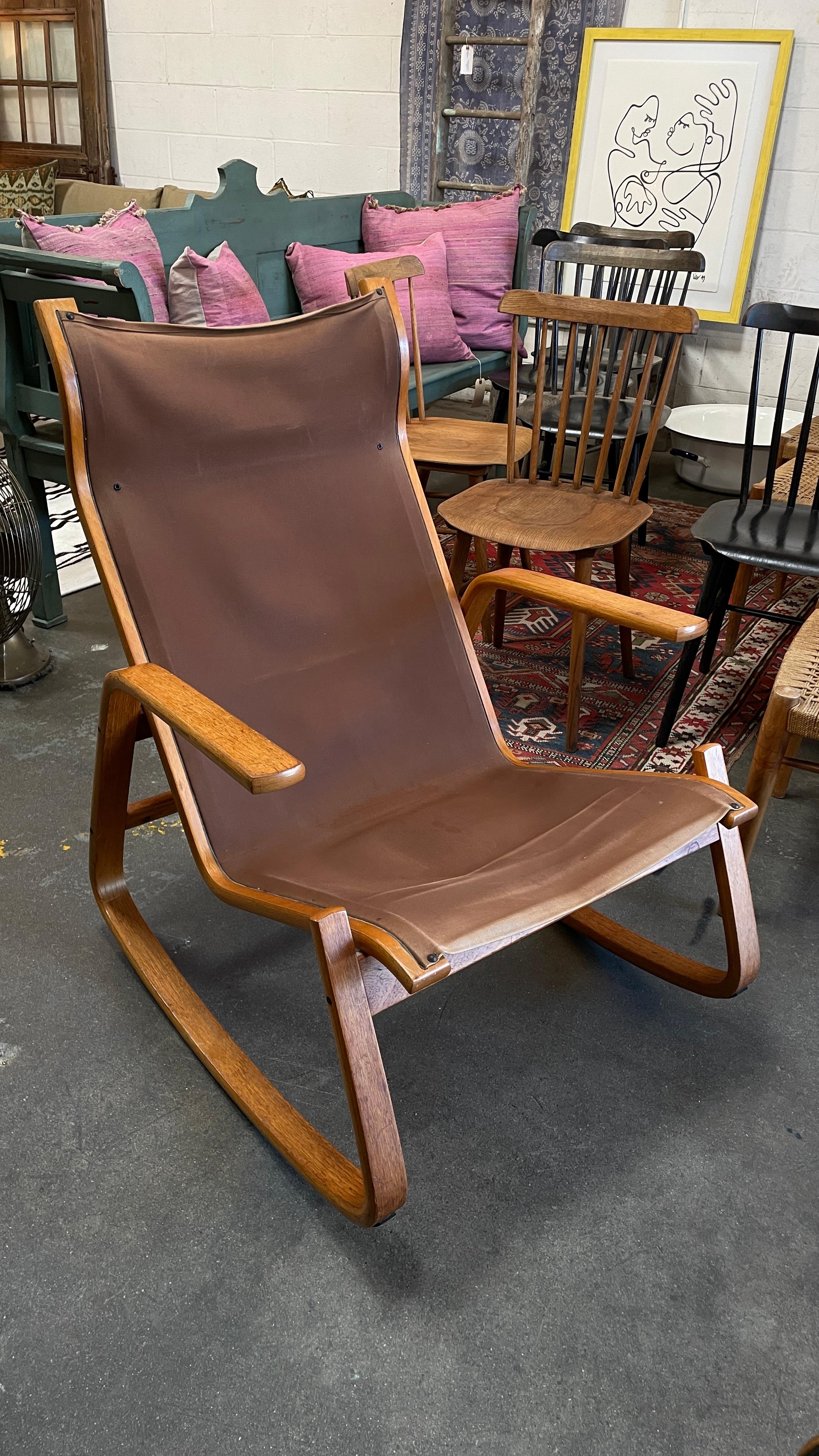 Late 20th Century Westnofa Rocking Chair