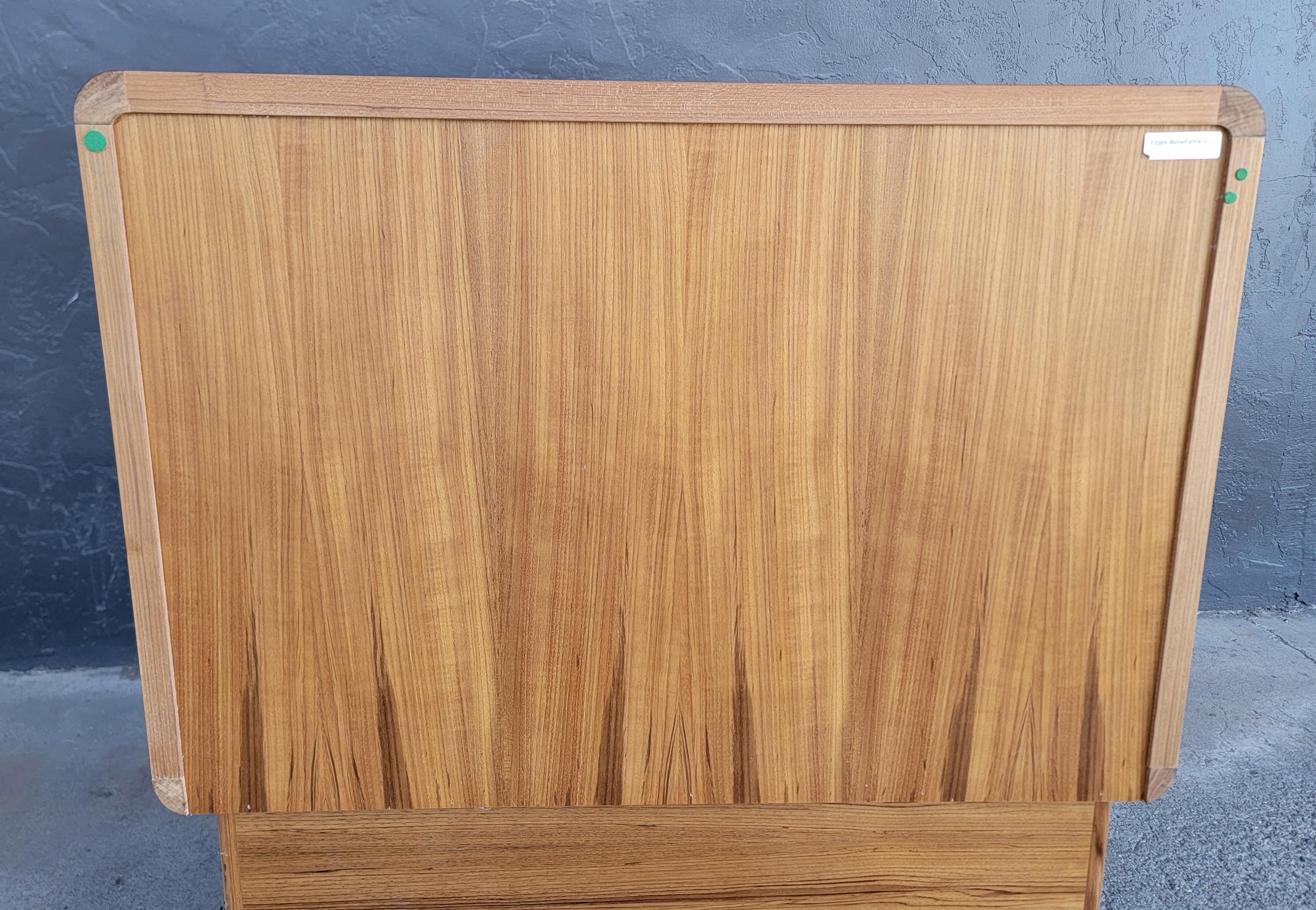 Westnofa Scandinavian Modern Teak Dresser For Sale 7