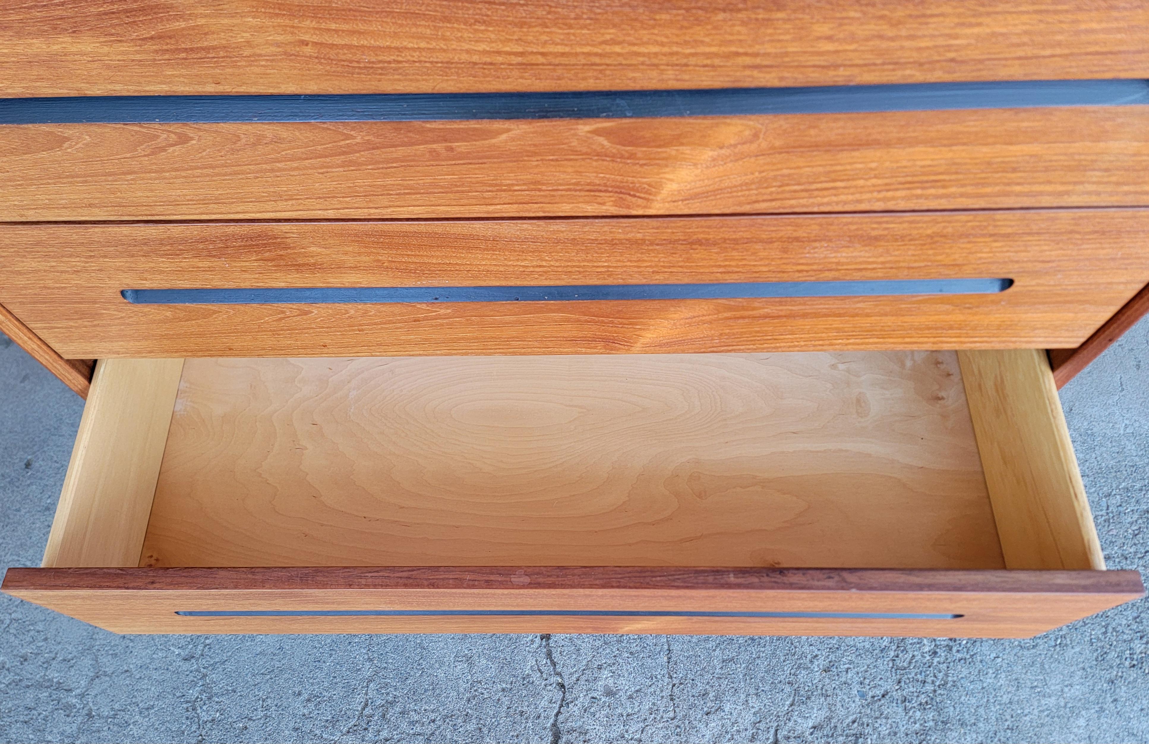 Westnofa Scandinavian Modern Teak Dresser For Sale 2