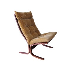 Fauteuil de salon en bois cintré Westnofa Siesta conçu par Ingmar Relling